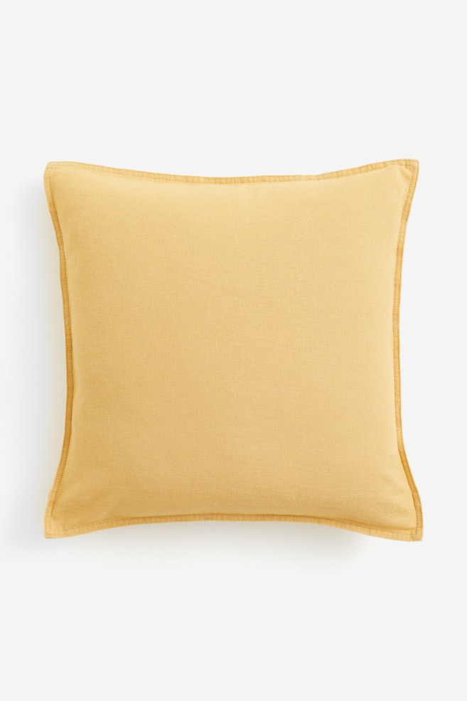 Linen-blend cushion cover - Yellow/White/Dark grey/Mole/dc/dc/dc/dc - 1