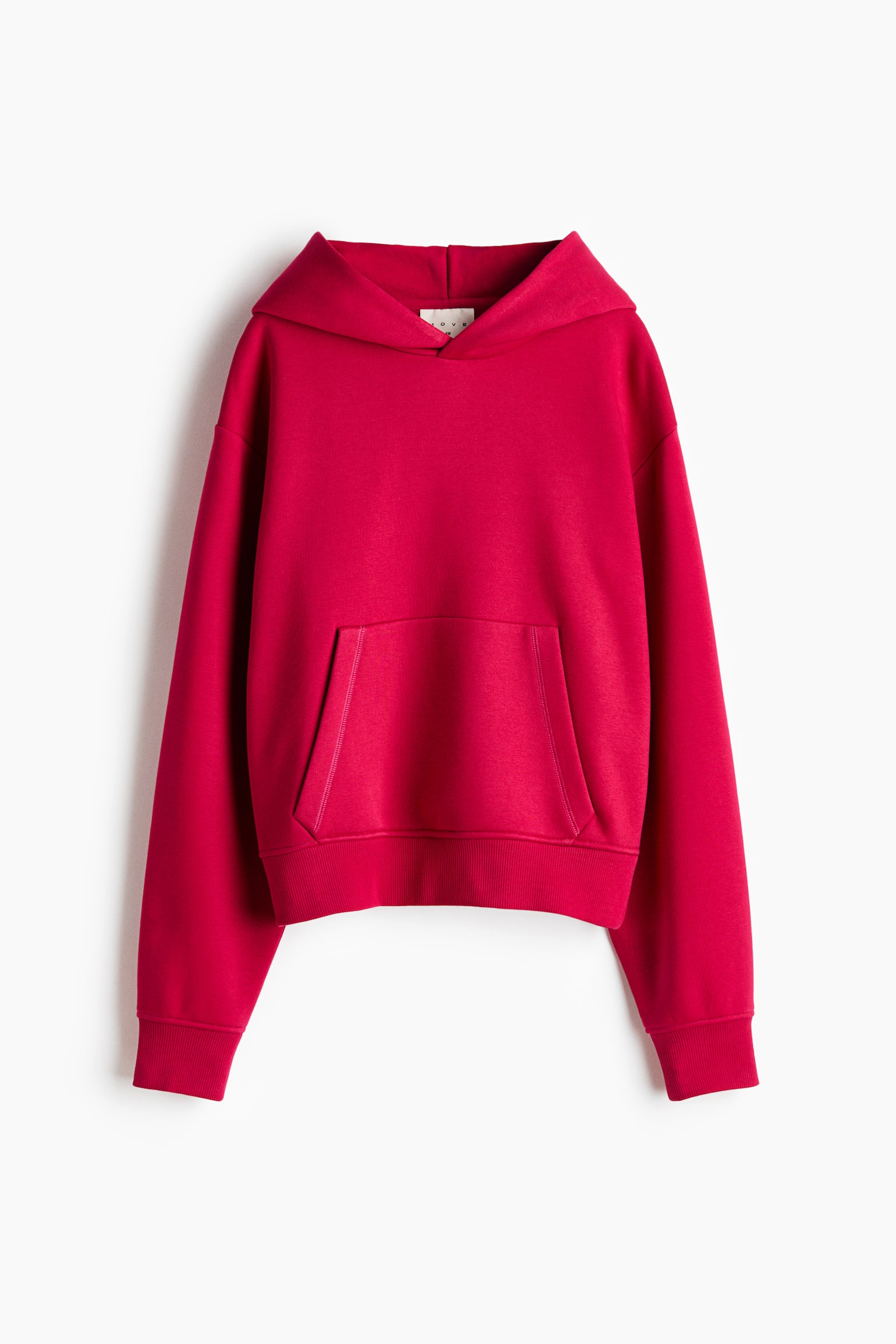 Loose Fit Sports hoodie - Bright red - 2