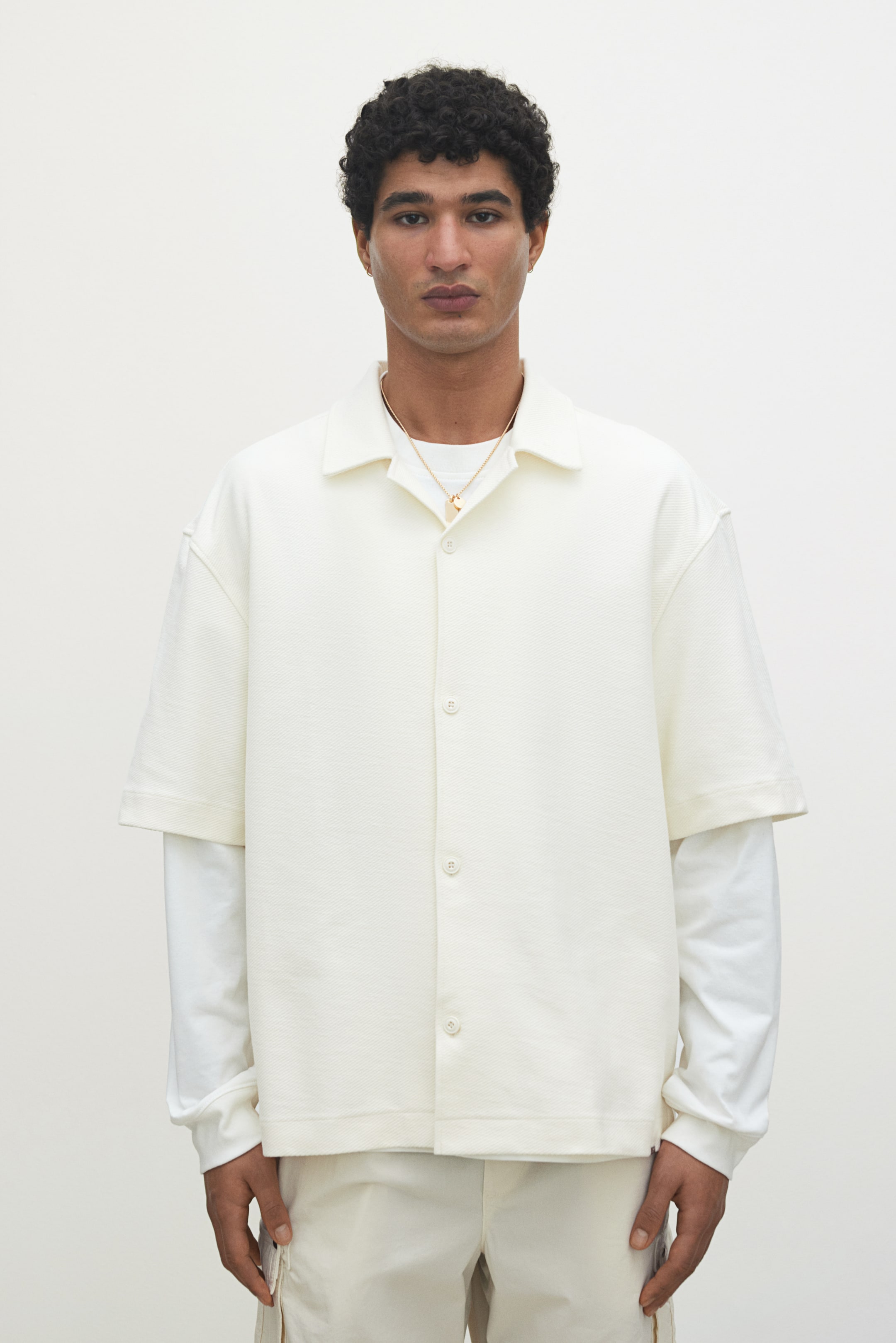 Loose-Fit Brushed Resort Shirt