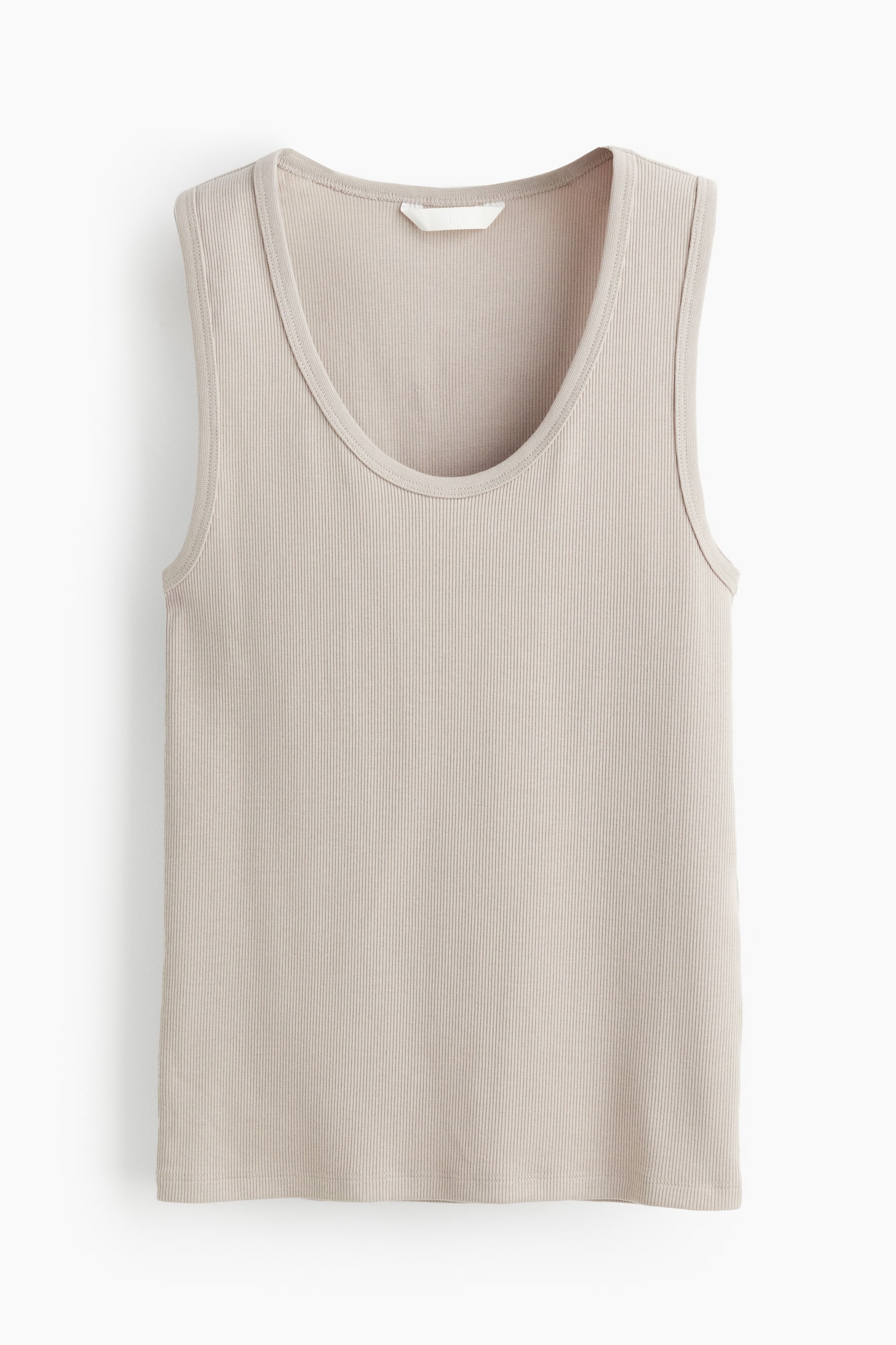 Rib Tank - Light greige/White/Black/Light grey marle/Light beige/Cream - 2