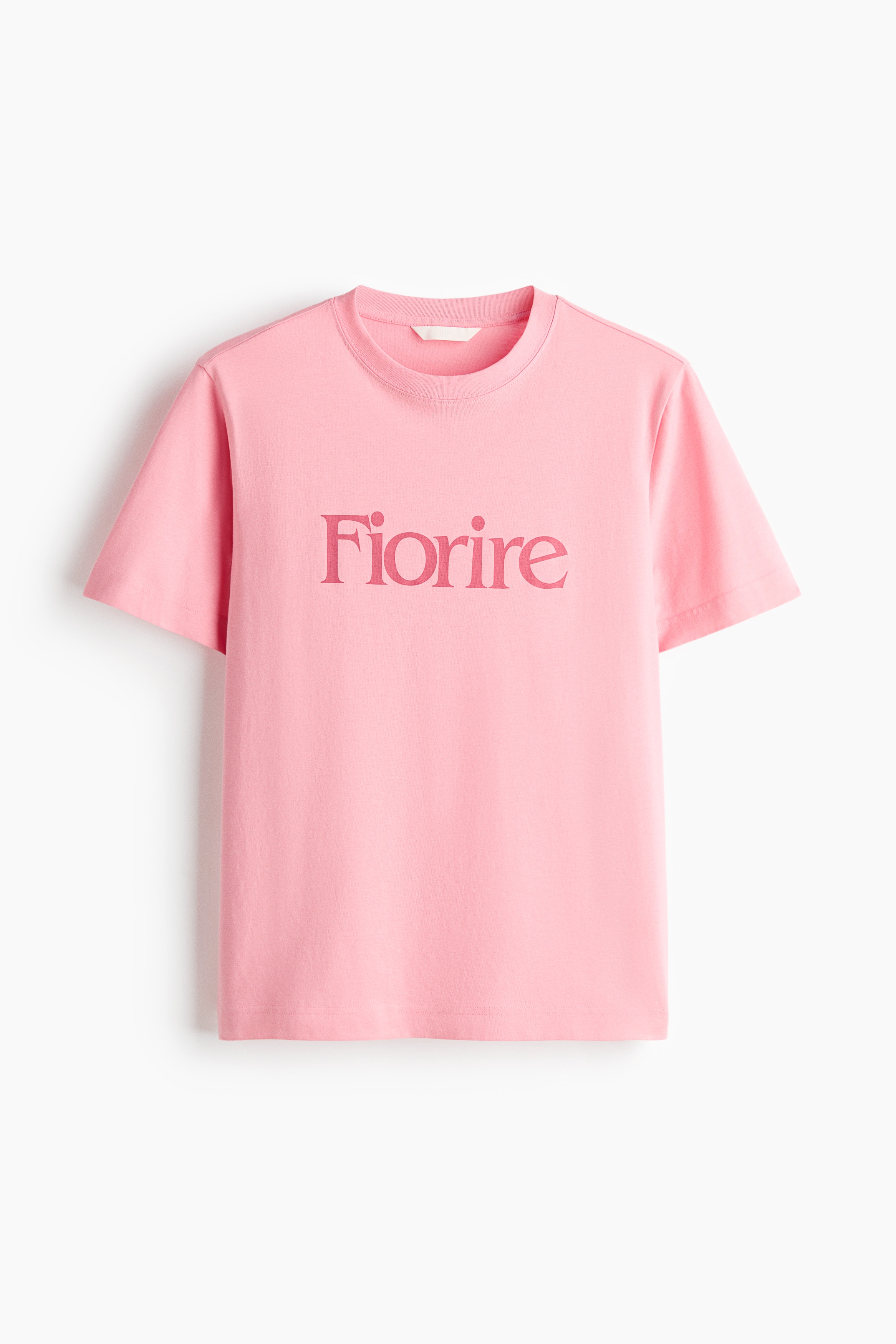 Cotton T-shirt - Pink/Fiorire/White/Striped/Khaki green/Amor/White/Note Floreali/Red/Striped/White/The Voyagers