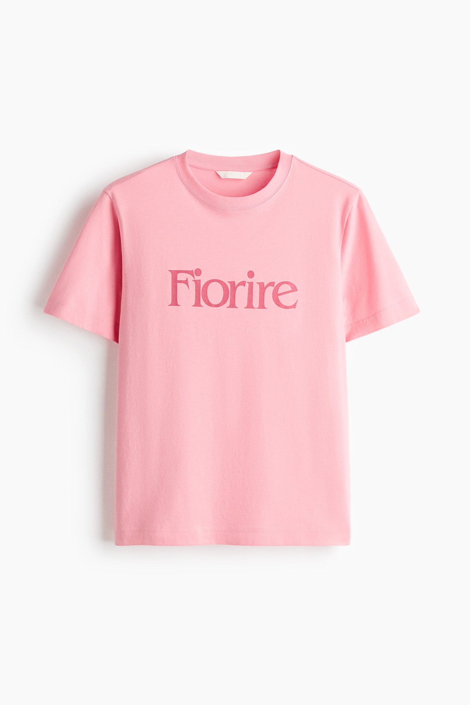 Cotton T-shirt - Pink/Fiorire/Khaki green/Amor/White/Striped/White/Note Floreali/White/The Voyagers/Red/Striped - 1