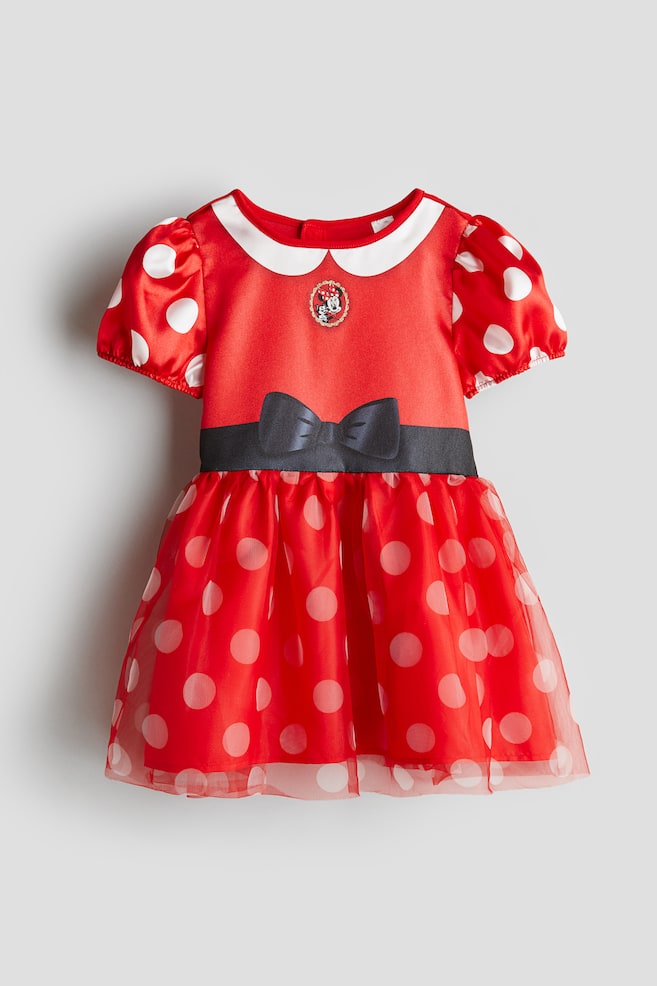Verkleedpak - Rood/Minnie Mouse/Lichtblauw/Assepoester - 1