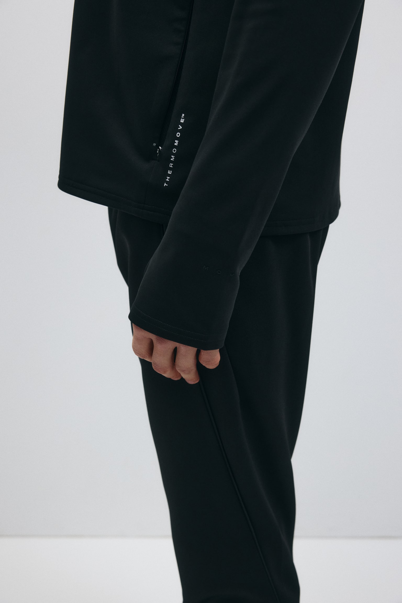 Regular Fit Sports jacket with ThermoMove™ - Black/Brown - 5
