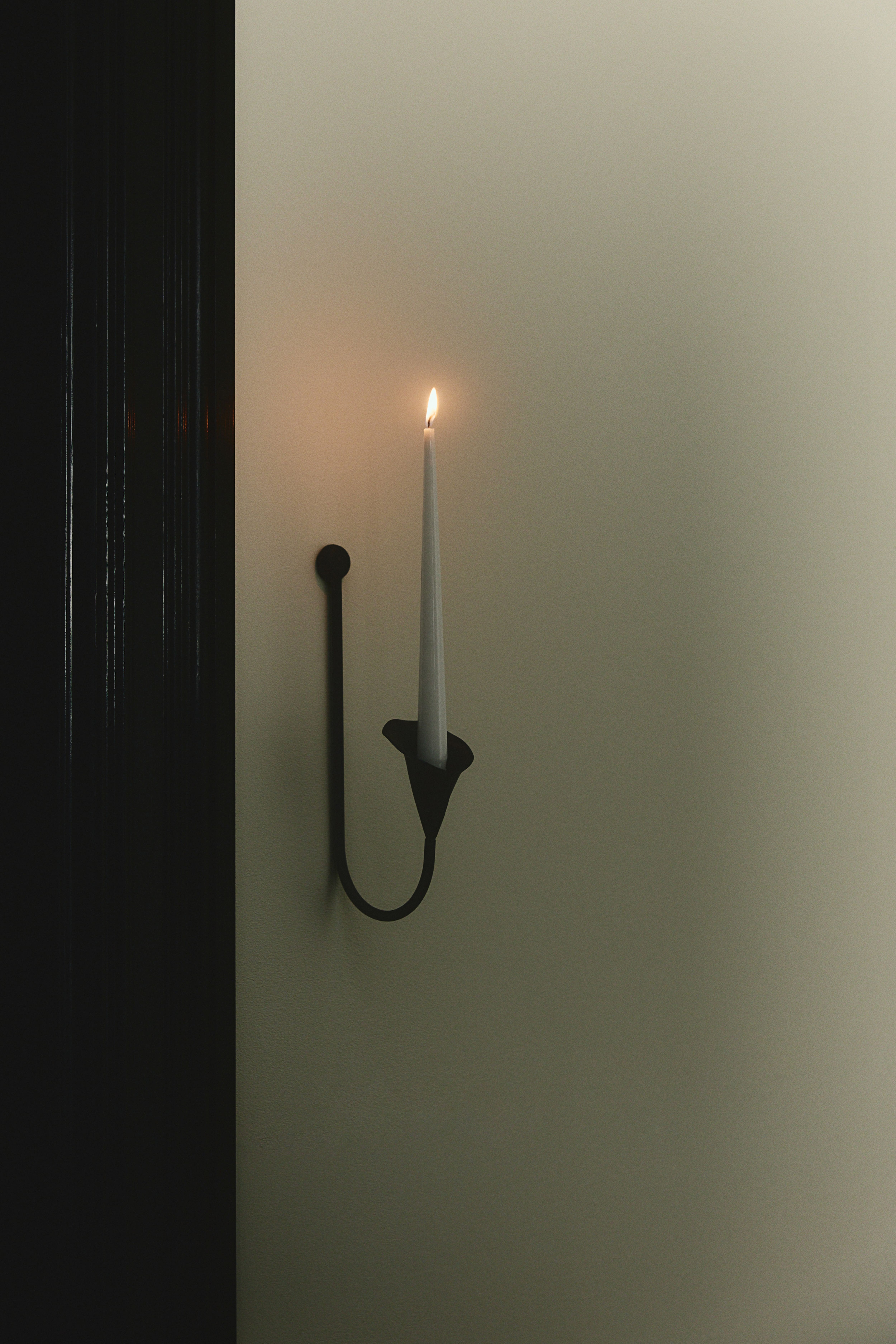Flower-Shaped Candle Sconce