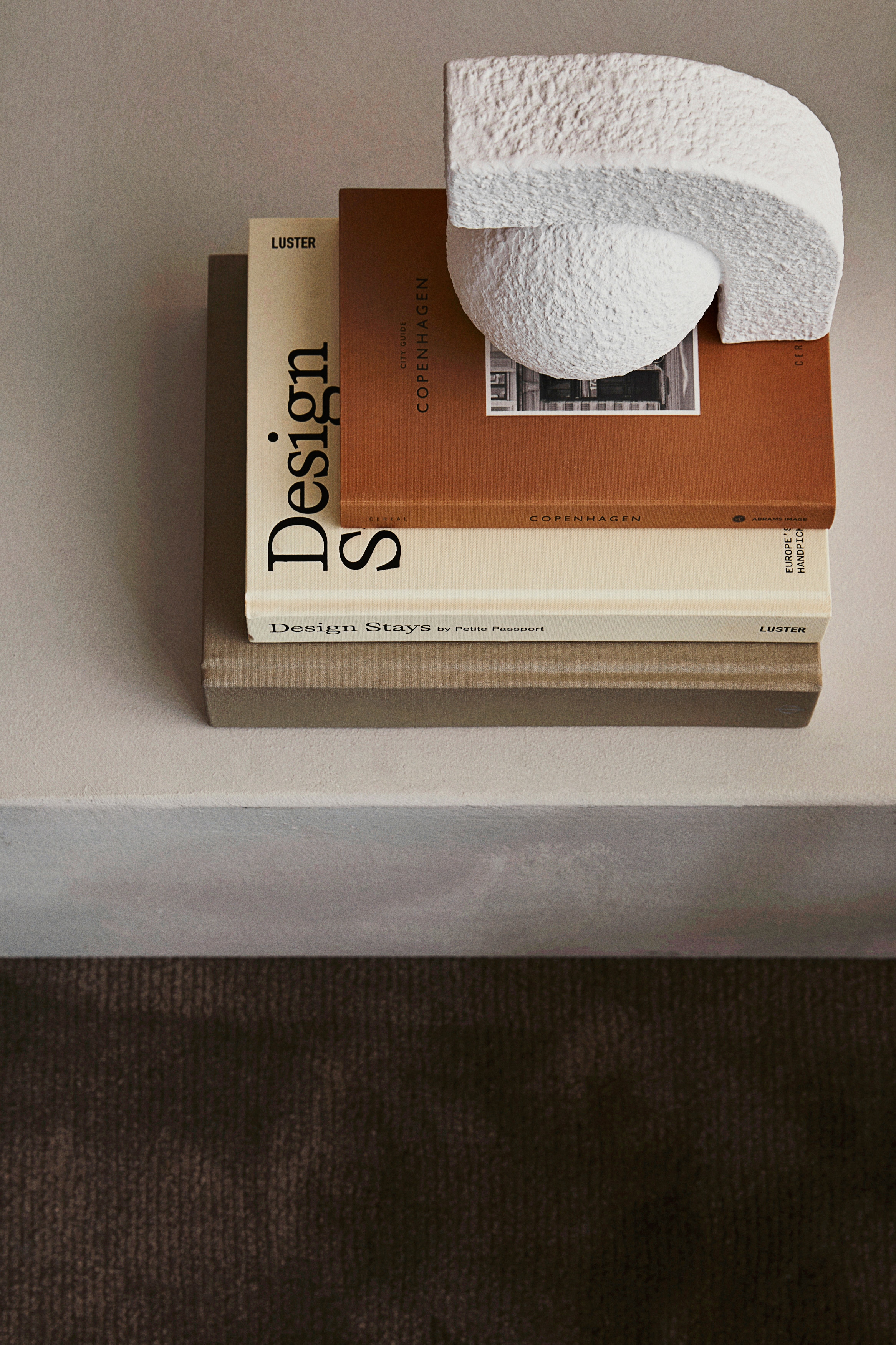 Keramieken boekensteun - Wit