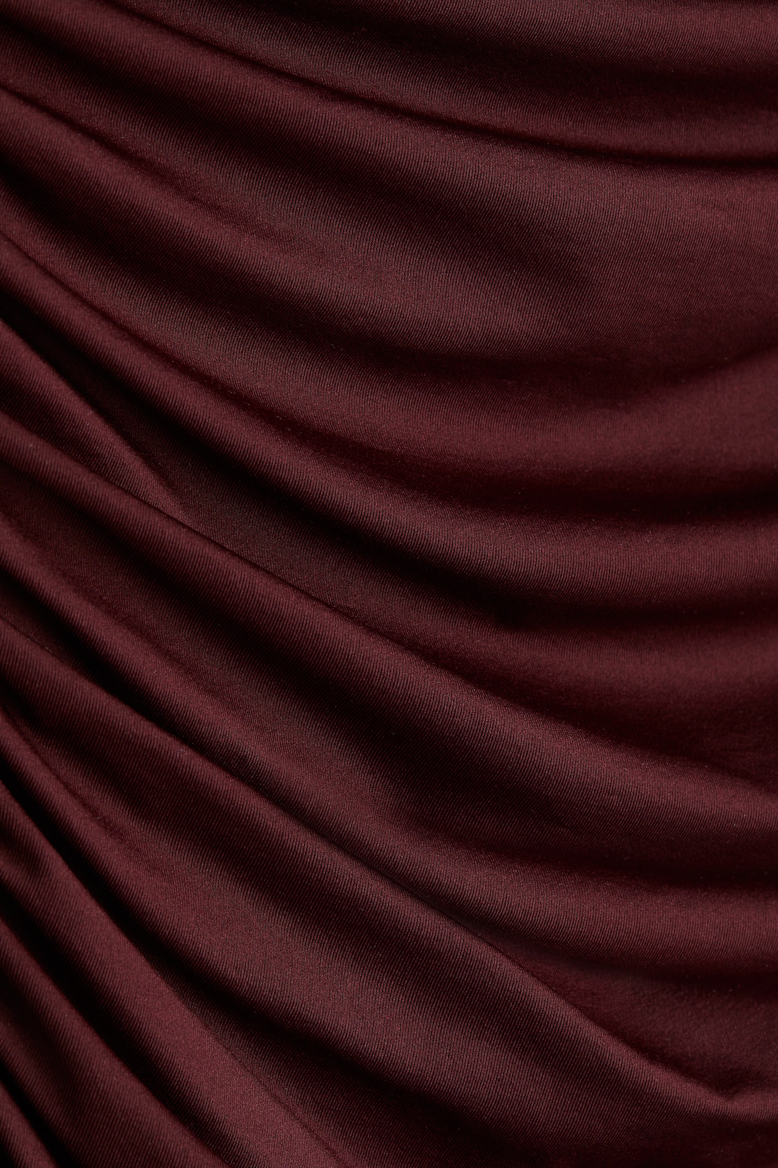 Nariasené tielko bez ramienok - Burgundská červená - 5