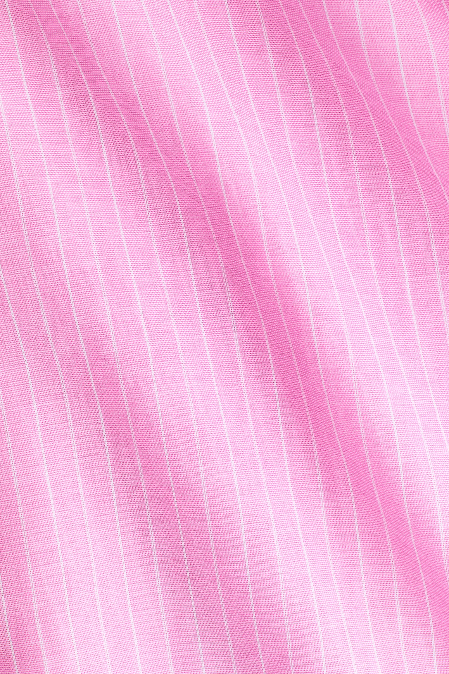 Cotton beach shirt - Pink/Pinstriped - 4