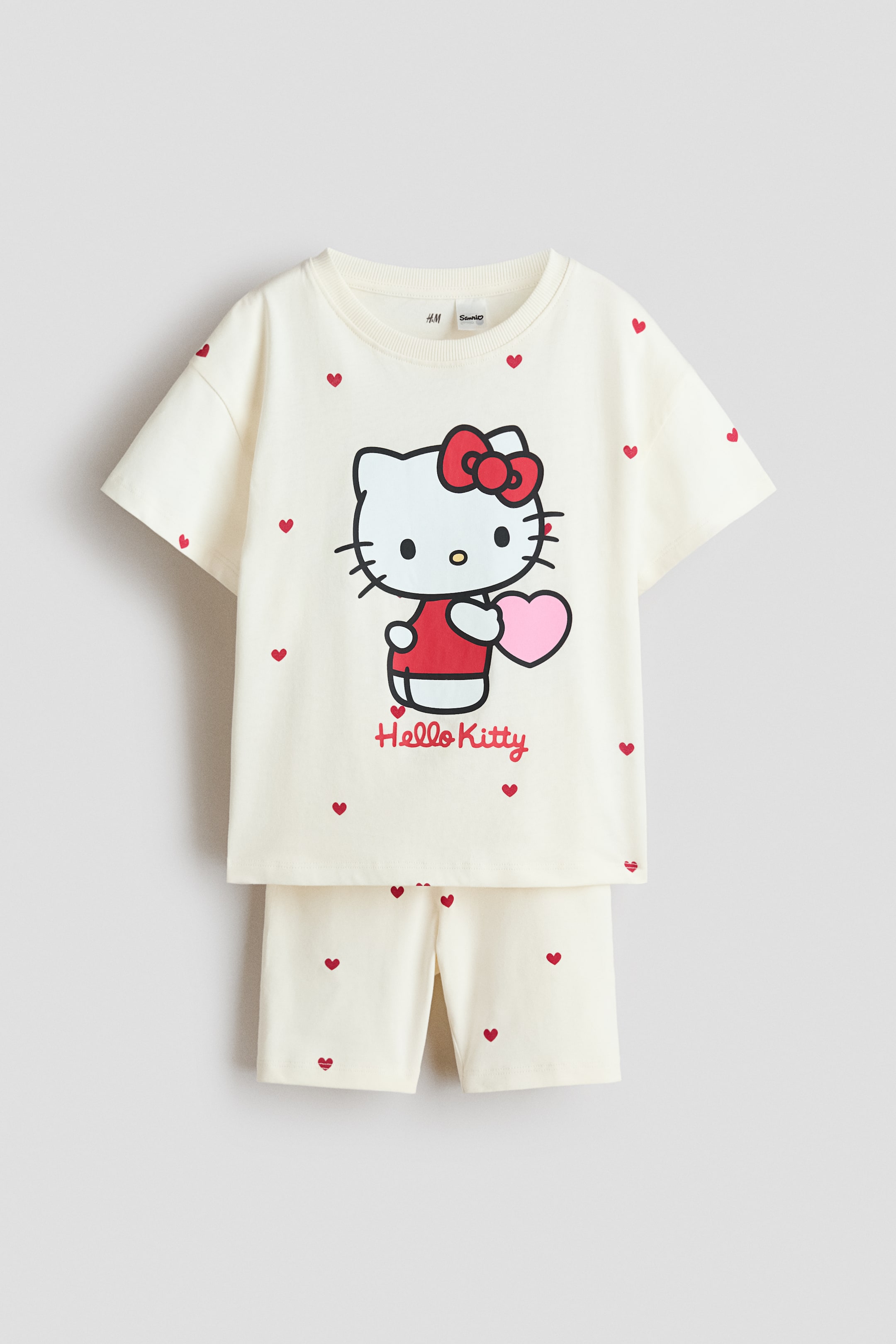 View larger image: 2-piece printed set - Light beige/Hello Kitty - Kids | H&M IN 1