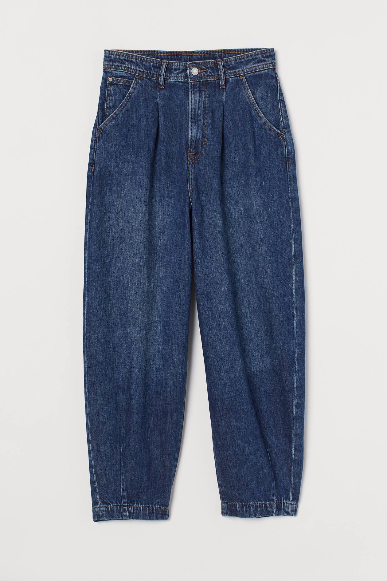 Balloon Ultra High Ankle Jeans - Dark denim blue - Ladies | H&M US