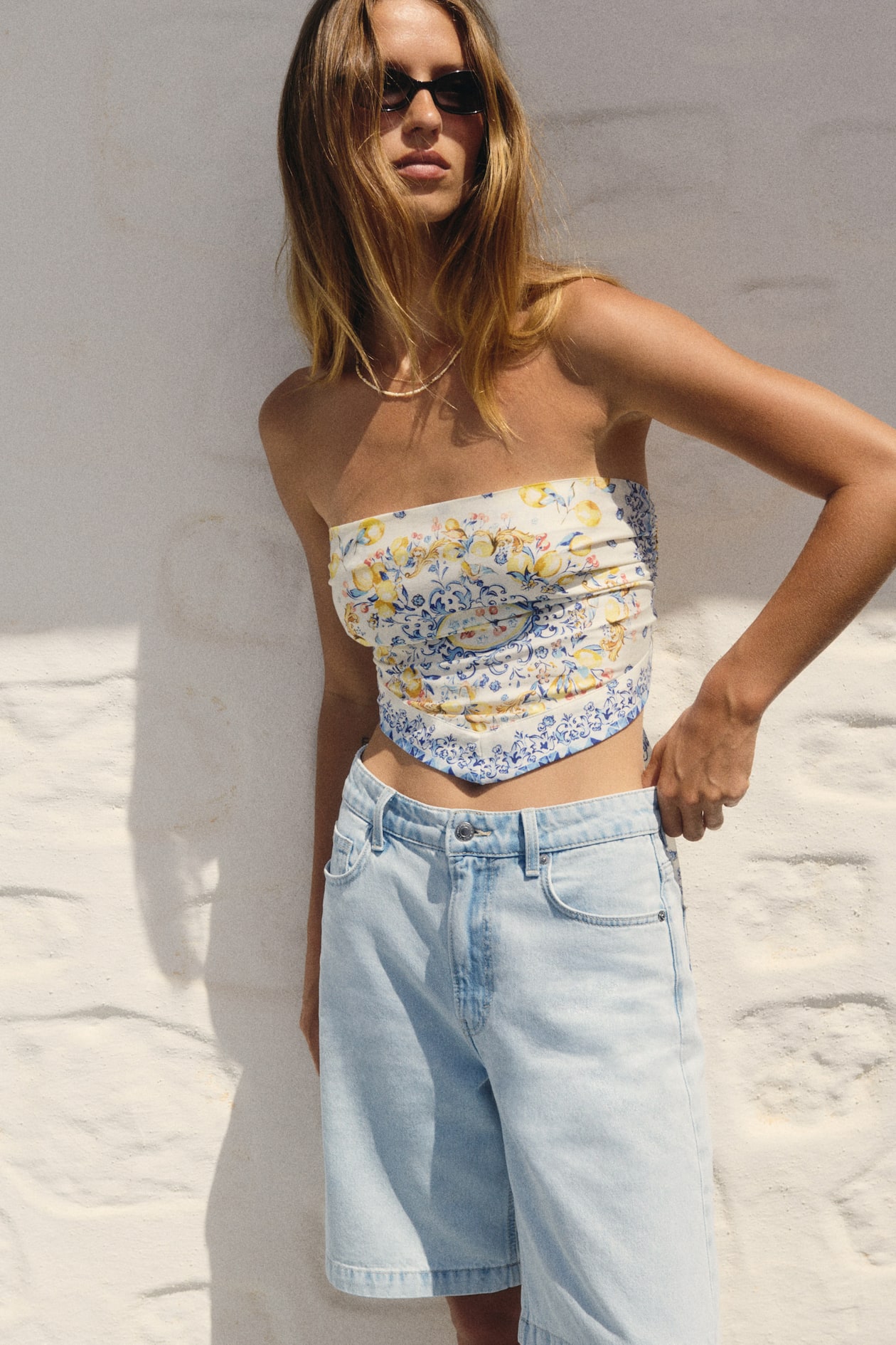 Denim Bermuda Shorts - image 3