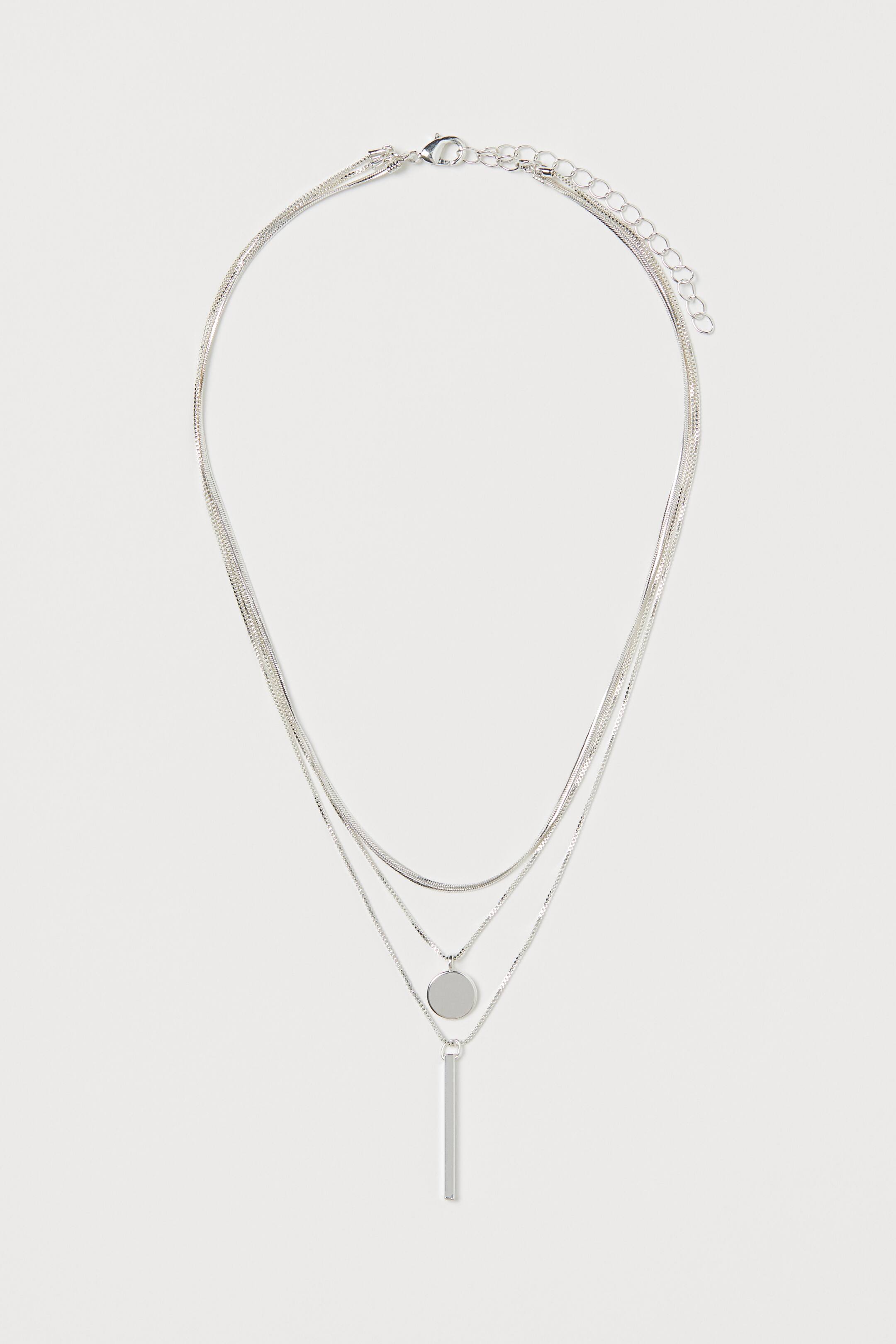 Agrandir l'image: Collier à trois rangs - Argenté - FEMME | H&M FR 1