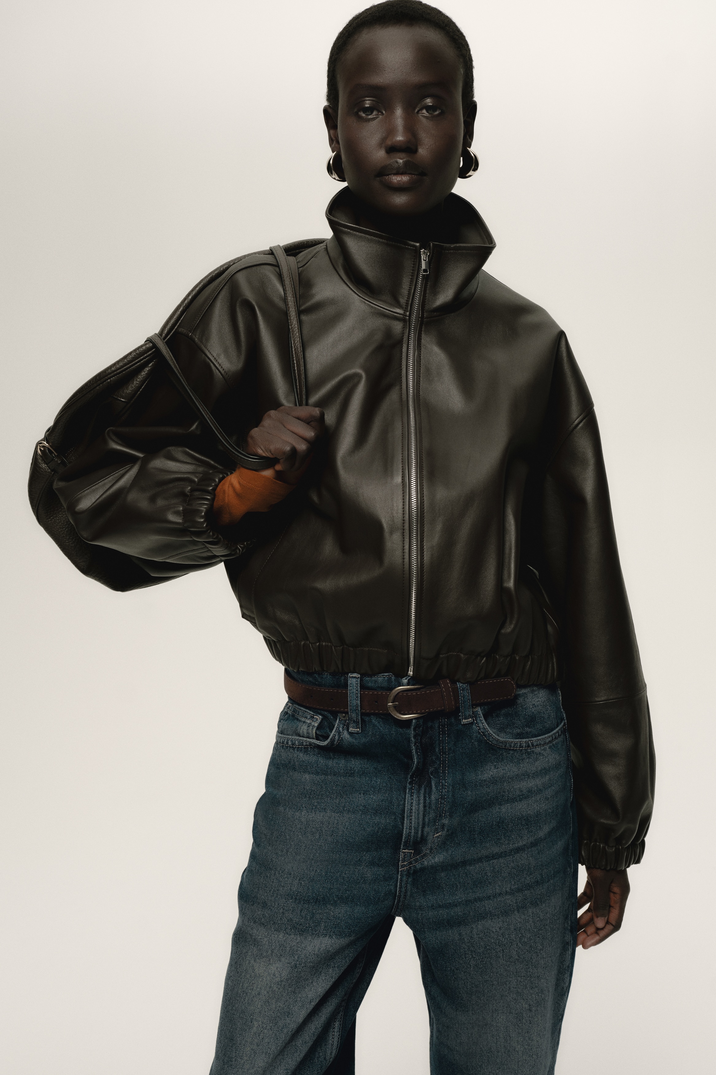 Straight High Jeans - Blu denim lavato