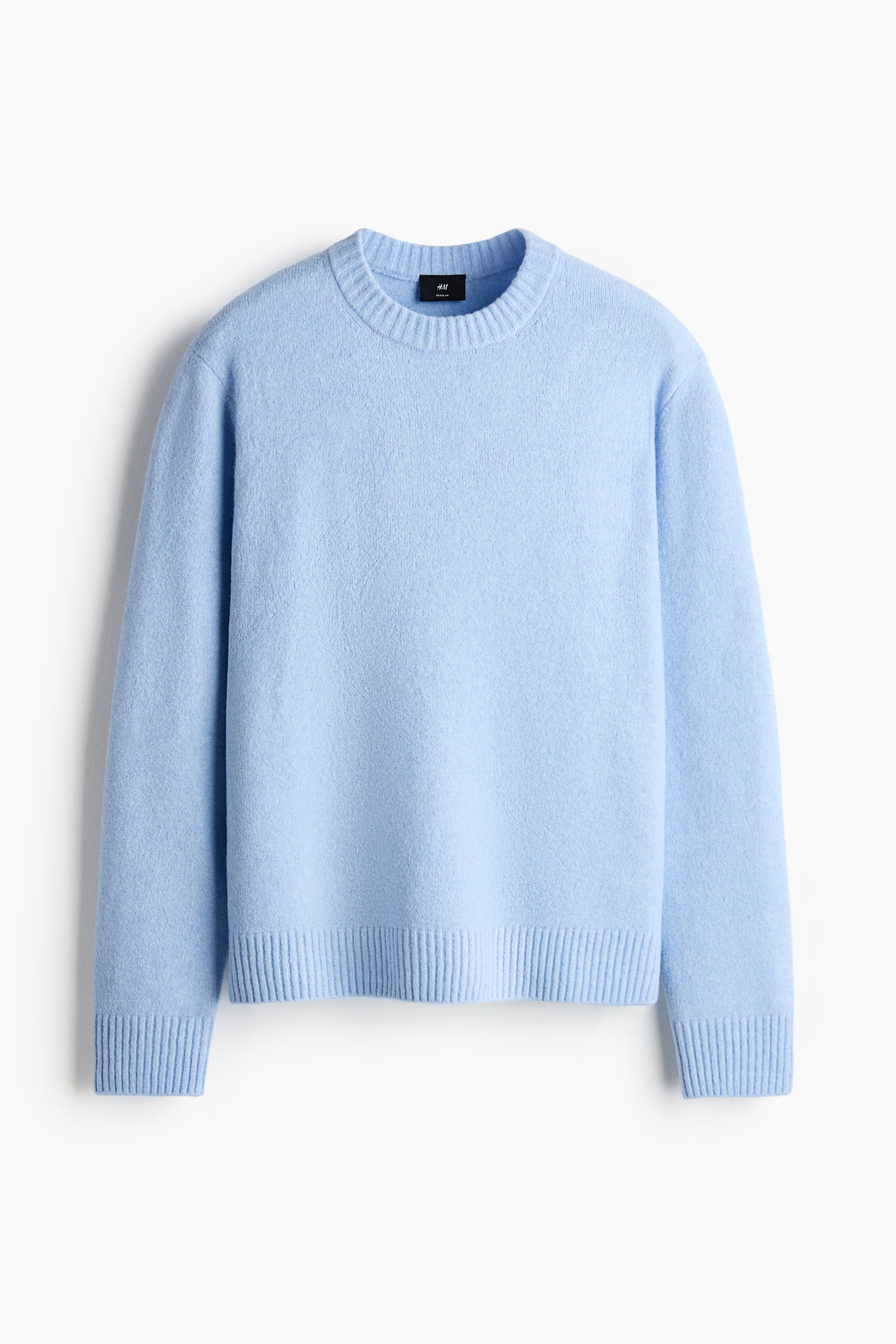 Angerauter Pullover in Regular Fit