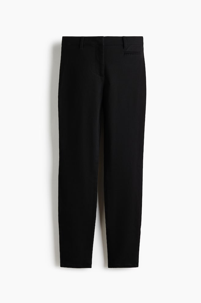 Pantalón tobillero ajustado - Negro - 1
