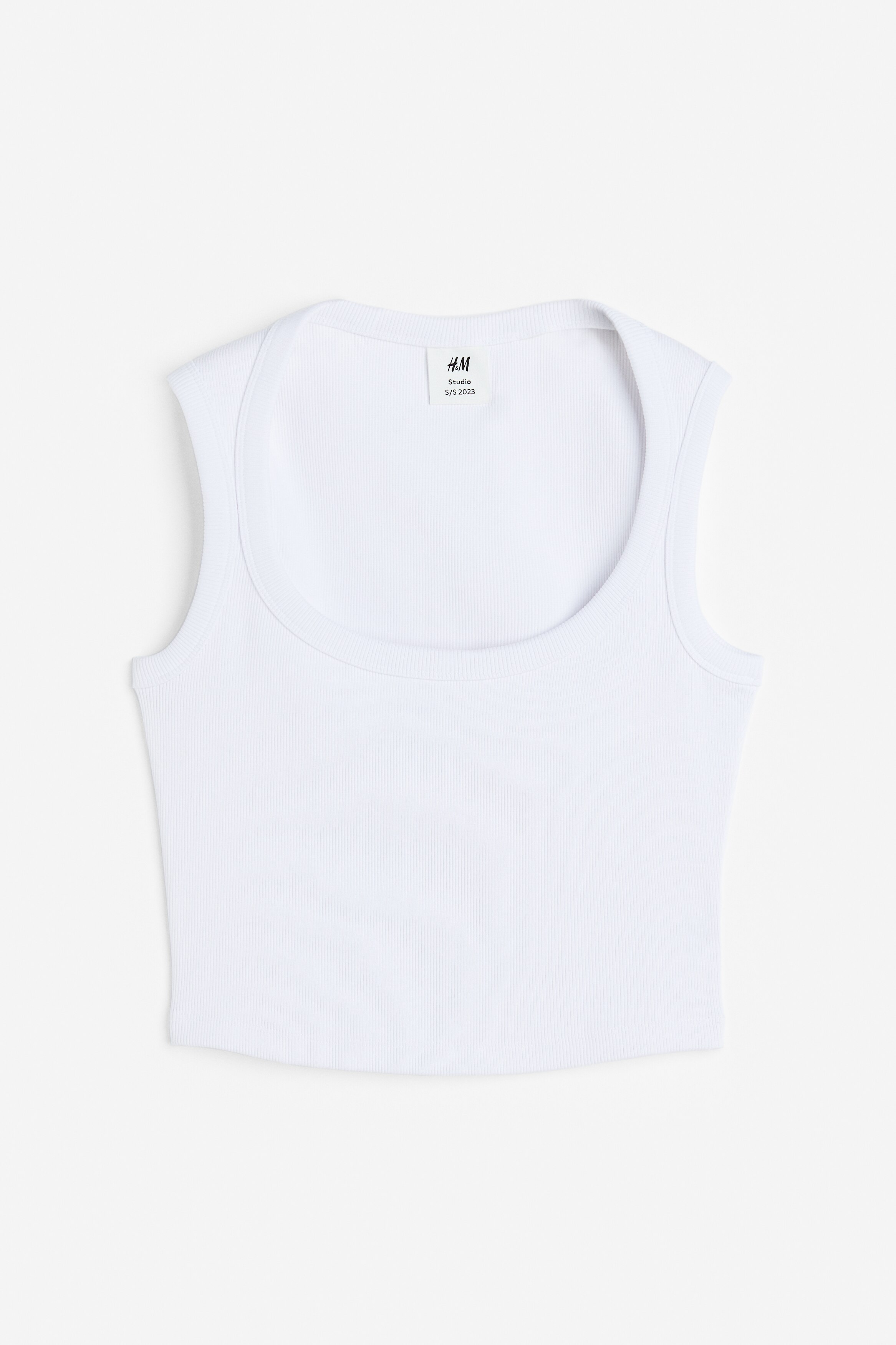 Cropped vest top