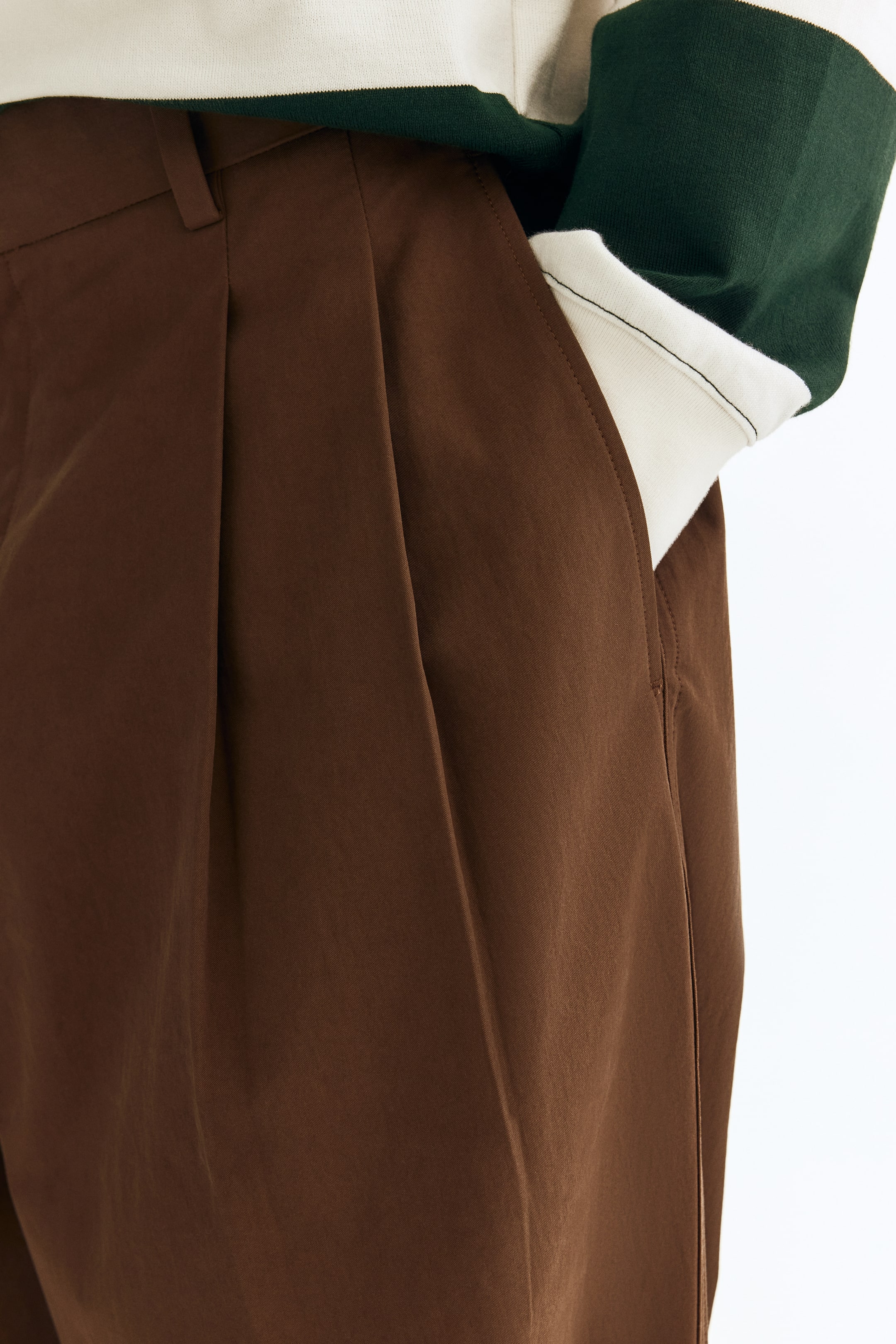 Мужские брюки H&M Loose-Fit Tailored Pants — фото 6