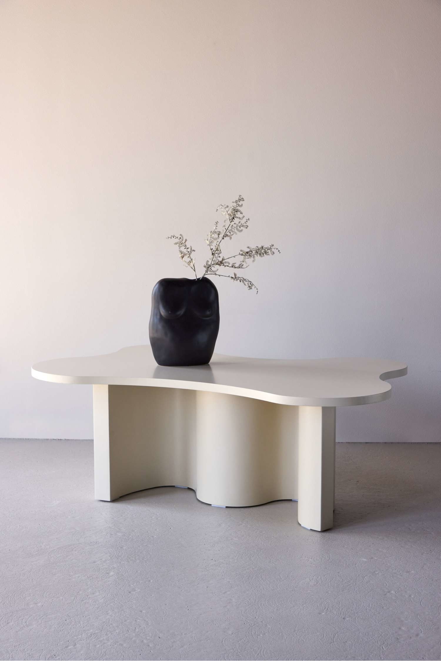 Flow Sofa Table - Mdf, Beige