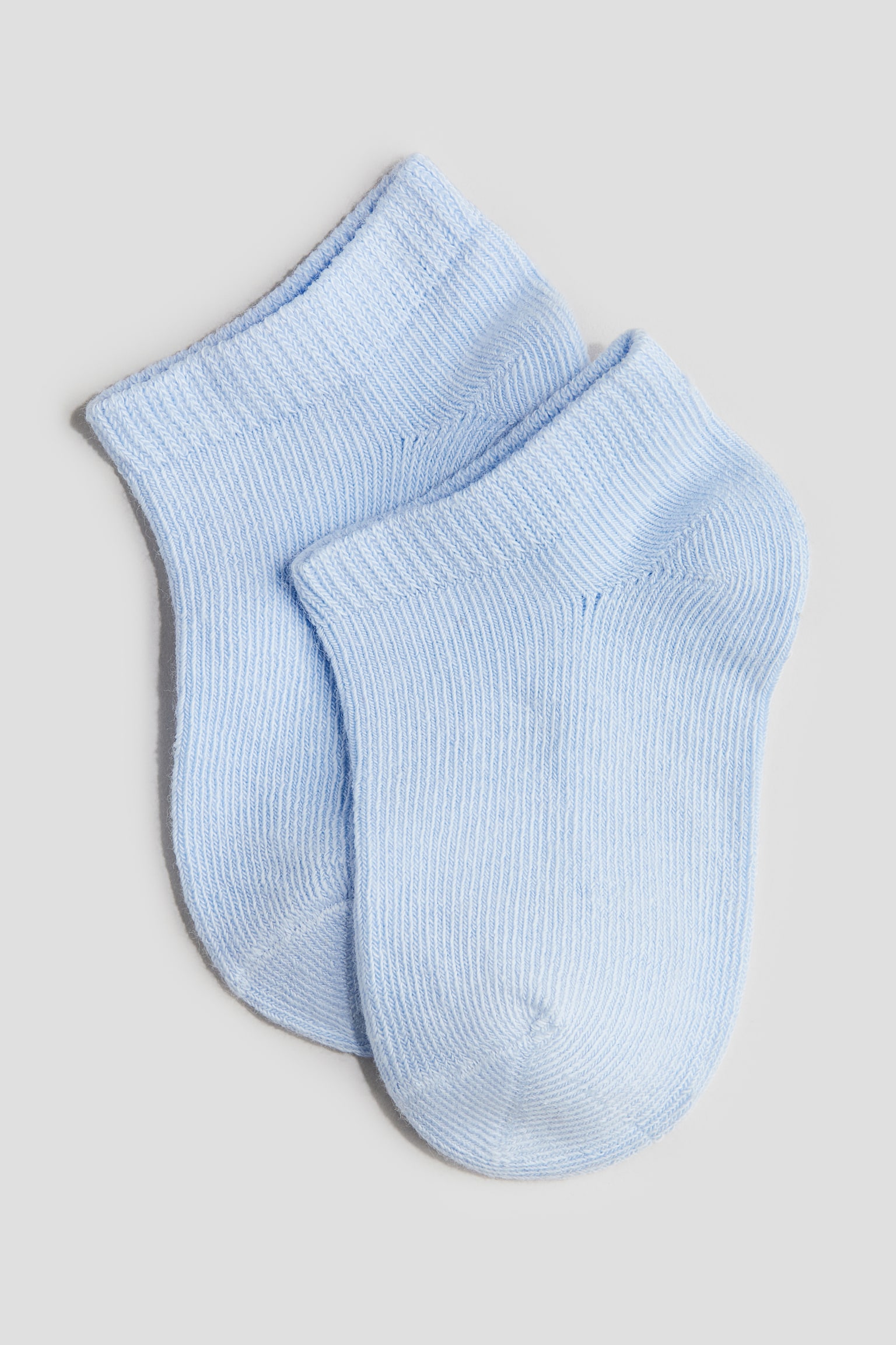 10-pack shaftless socks - Blue/Light grey - 3