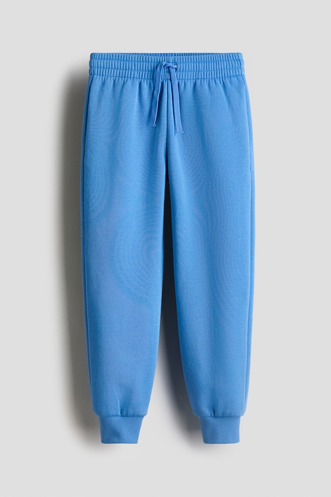 Brushed-inside joggers - Bright blue/Black/Navy blue/Grey marl/Beige marl/Dusty turquoise/Dark grey/Blue/Green/Dark red - 1
