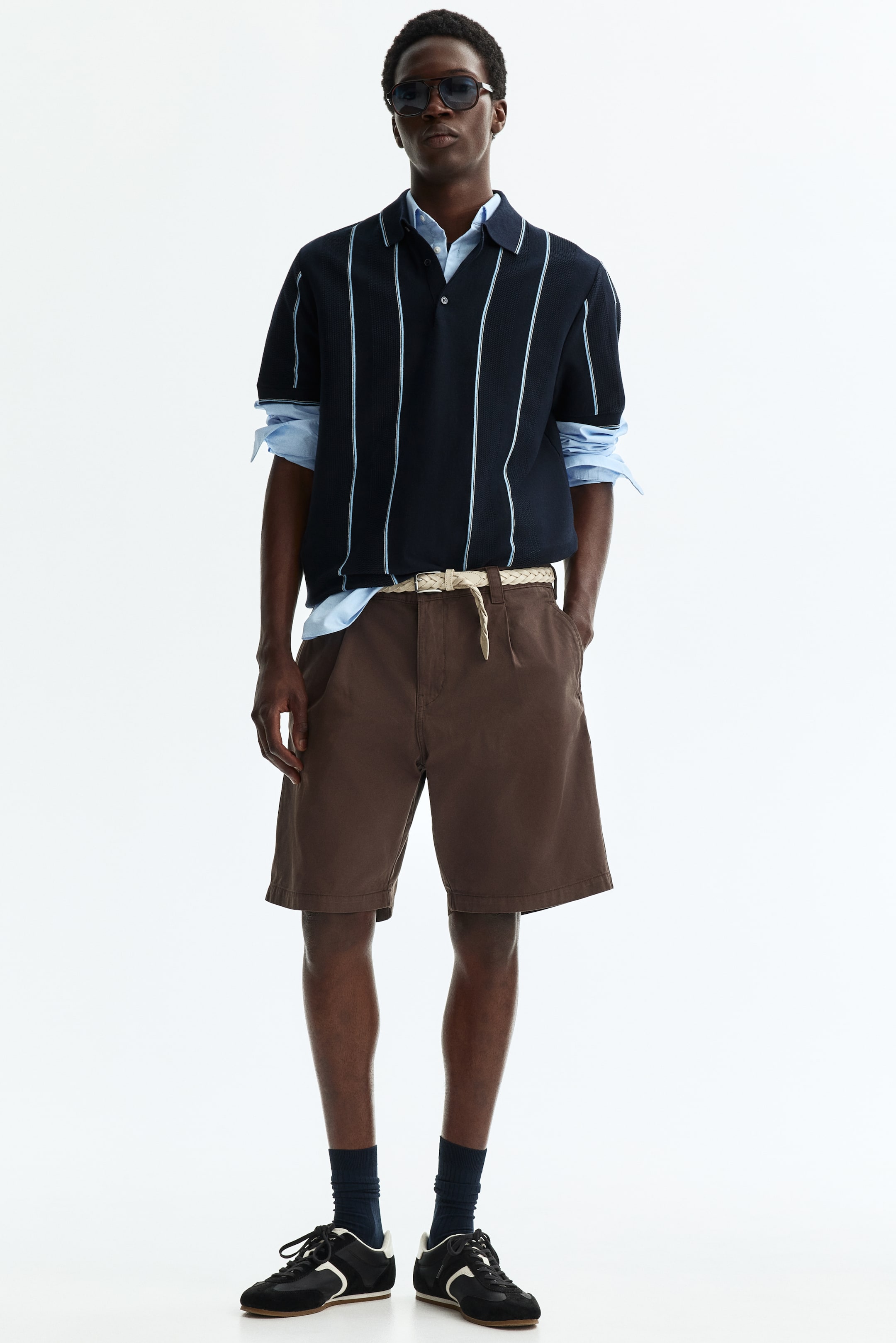 Polo classique en tricot de coton