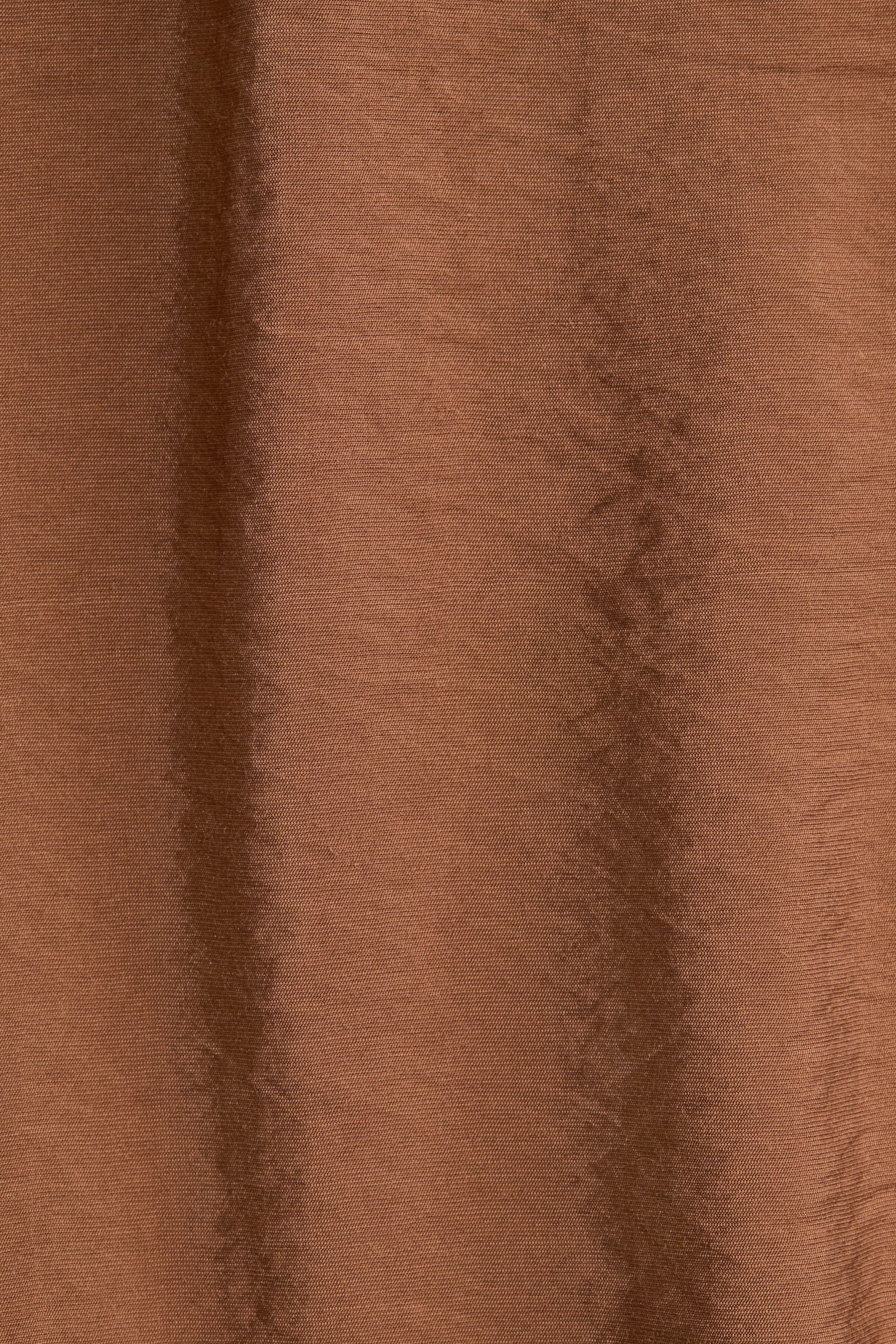 Pantalone s učkurom i čipkanim porubom - Smeđa/Svetlobež - 5