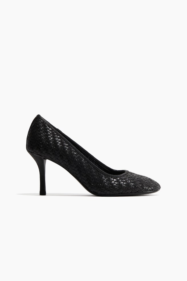 Escarpins tressés - Noir - 1