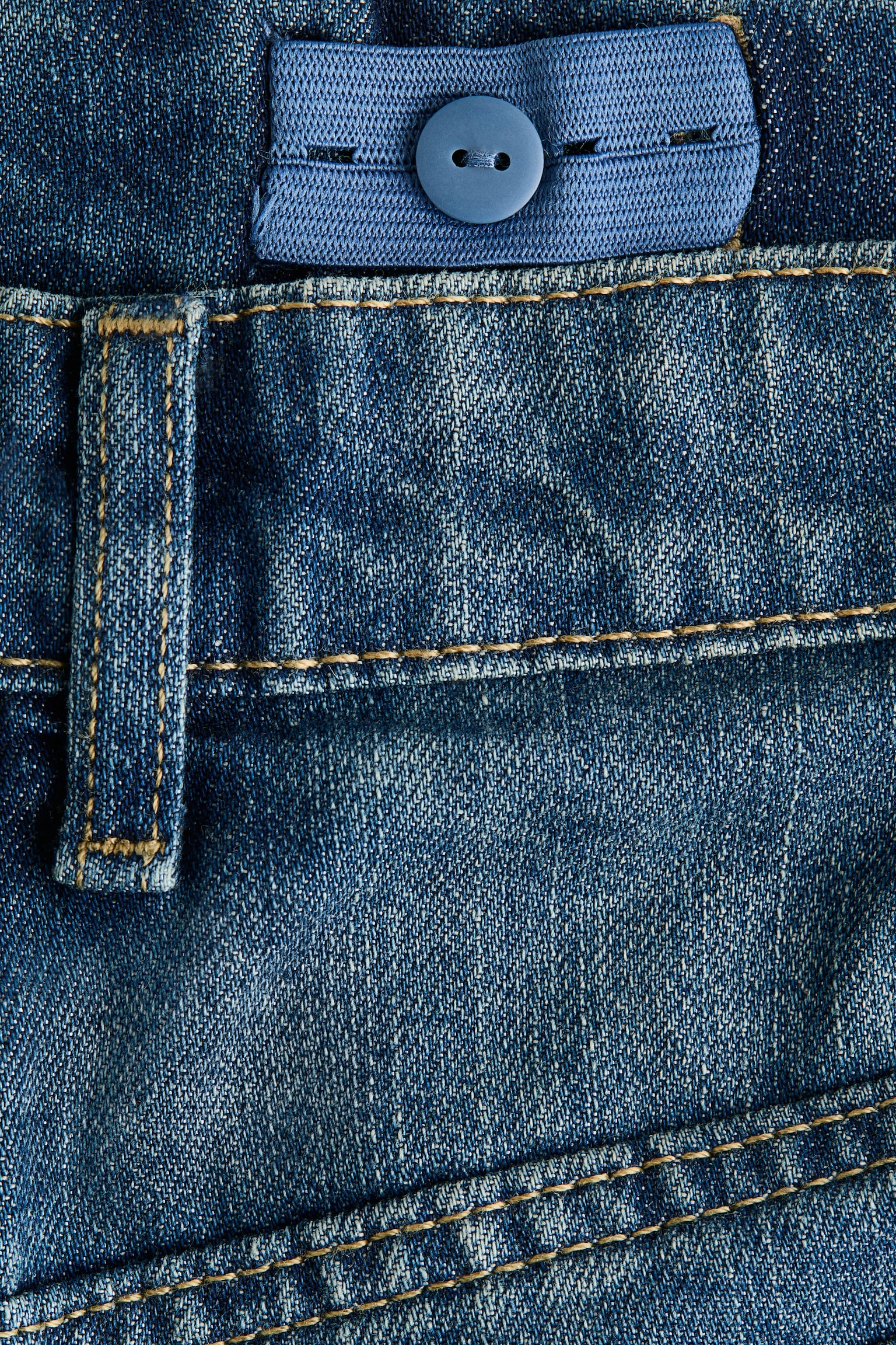 Детские джинсы H&M Loose-Fit Barrel, цвет: Джинсовый синий — фото 3