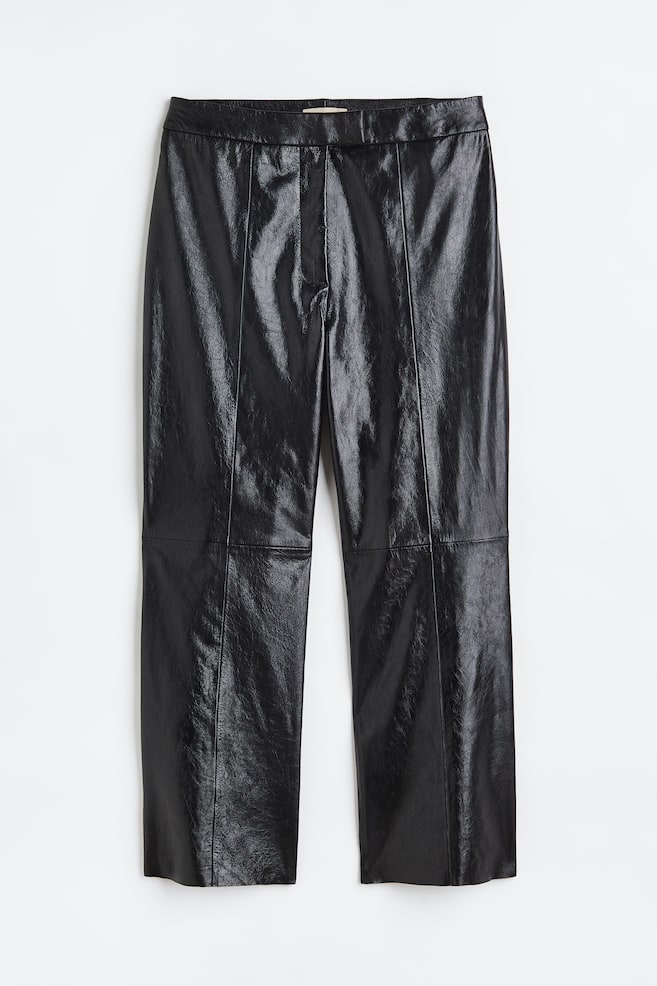 Leather trousers - Black - 2