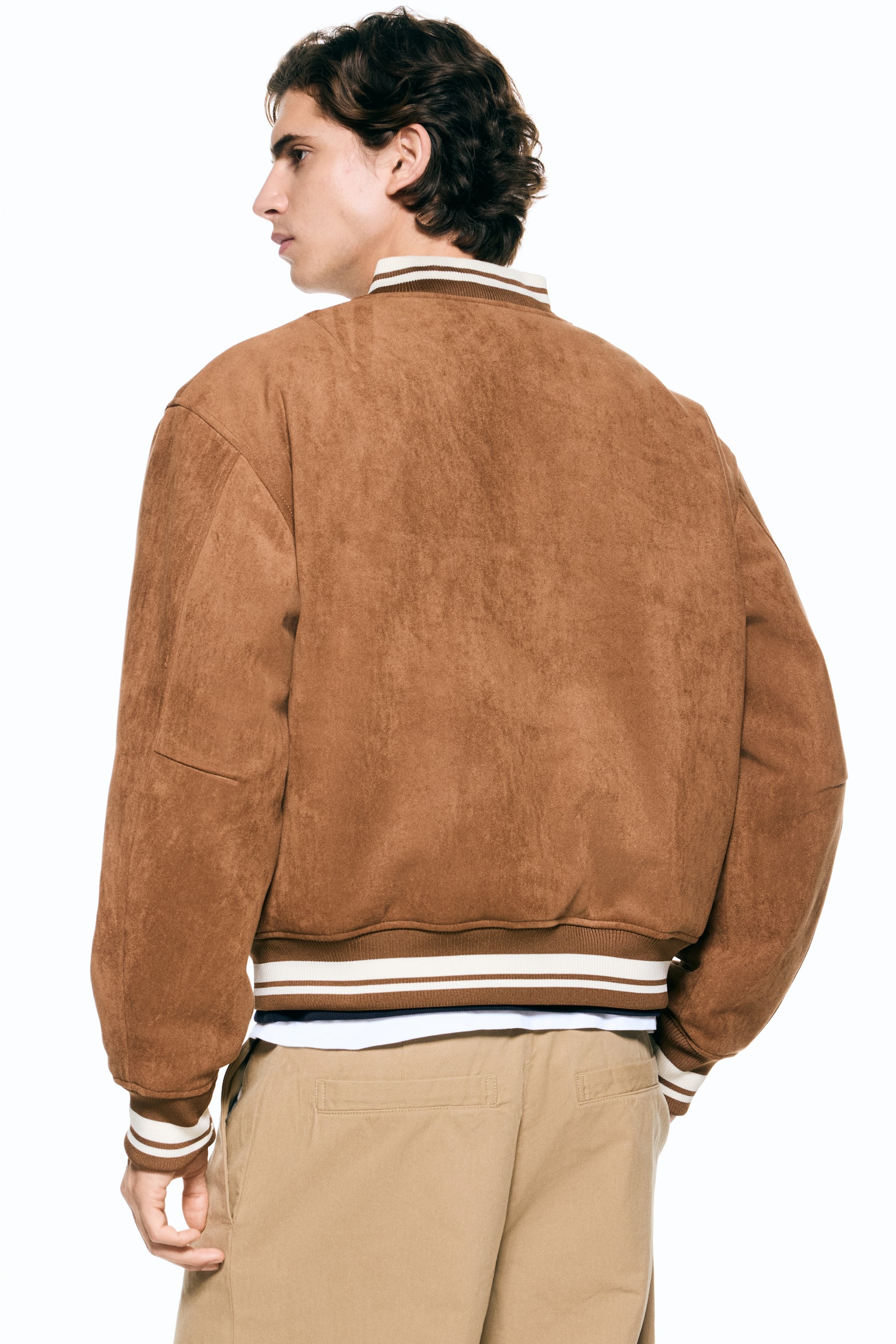 Baseball jacket - Light brown/NYC/Burgundy/NYC - 6