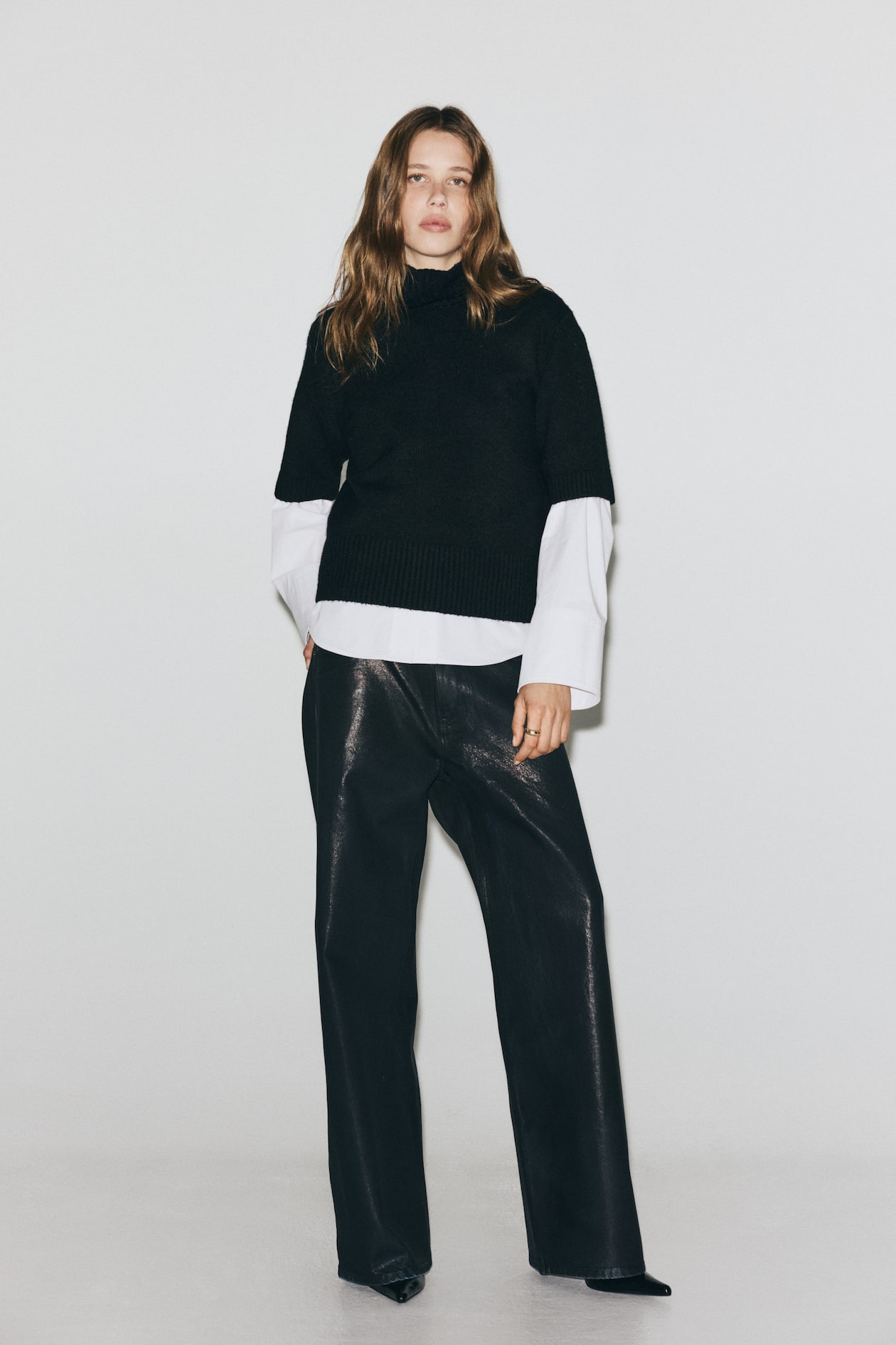 Knit Turtleneck Top - image 4