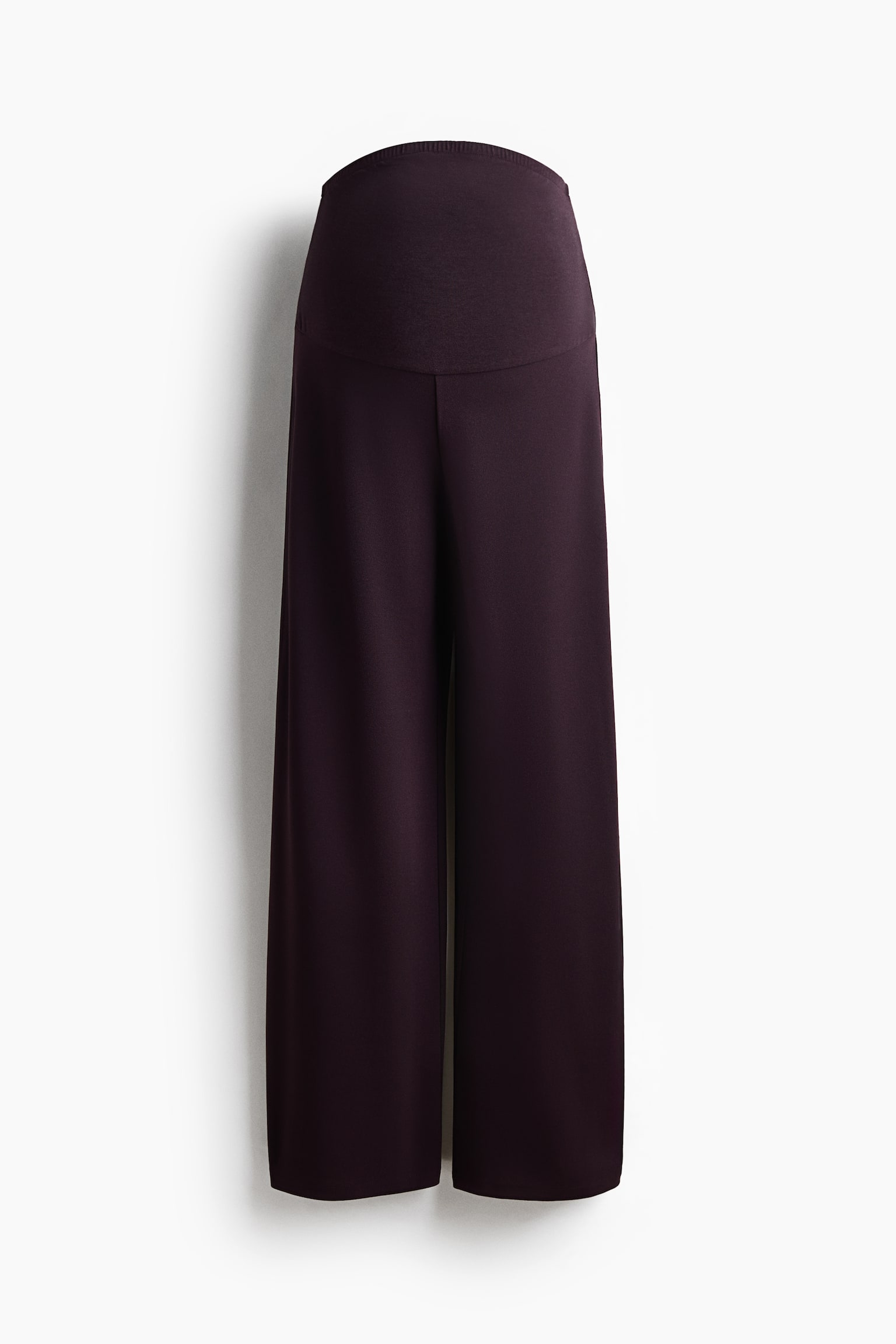 MAMA Široke pantalone - Tamnoljubičasta/Crna/Svetlobež/pruge/Tamnosmeđa/Mornarsko plava - 1