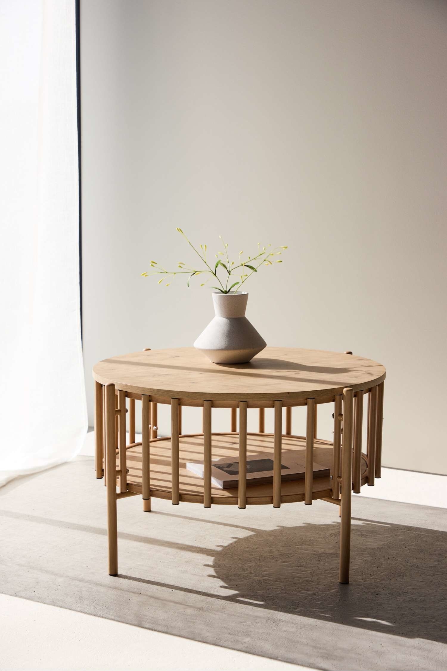 Table Basse Rubbo - Mdf, Naturel
