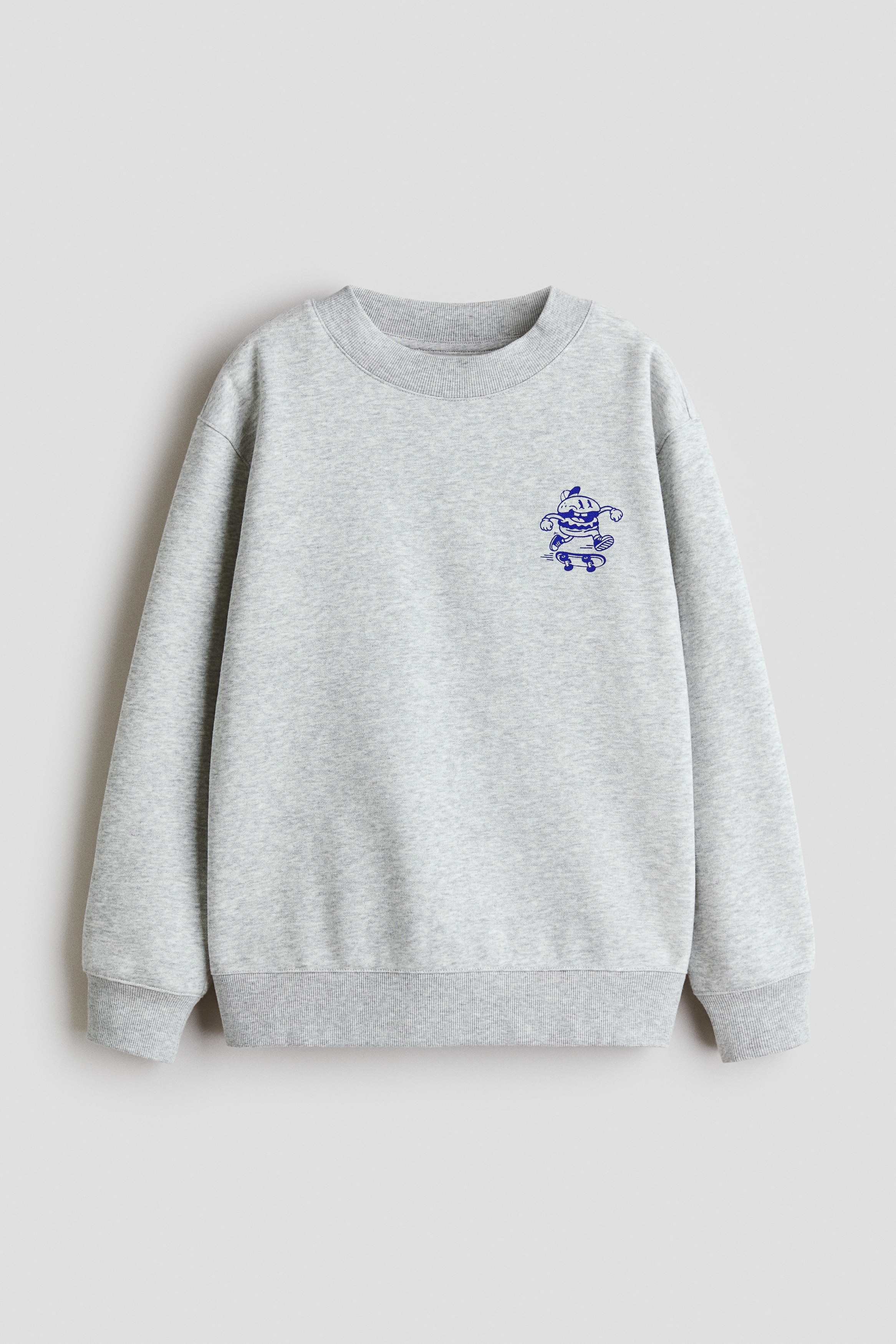 Sweat à l'intérieur brossé avec motifModèle