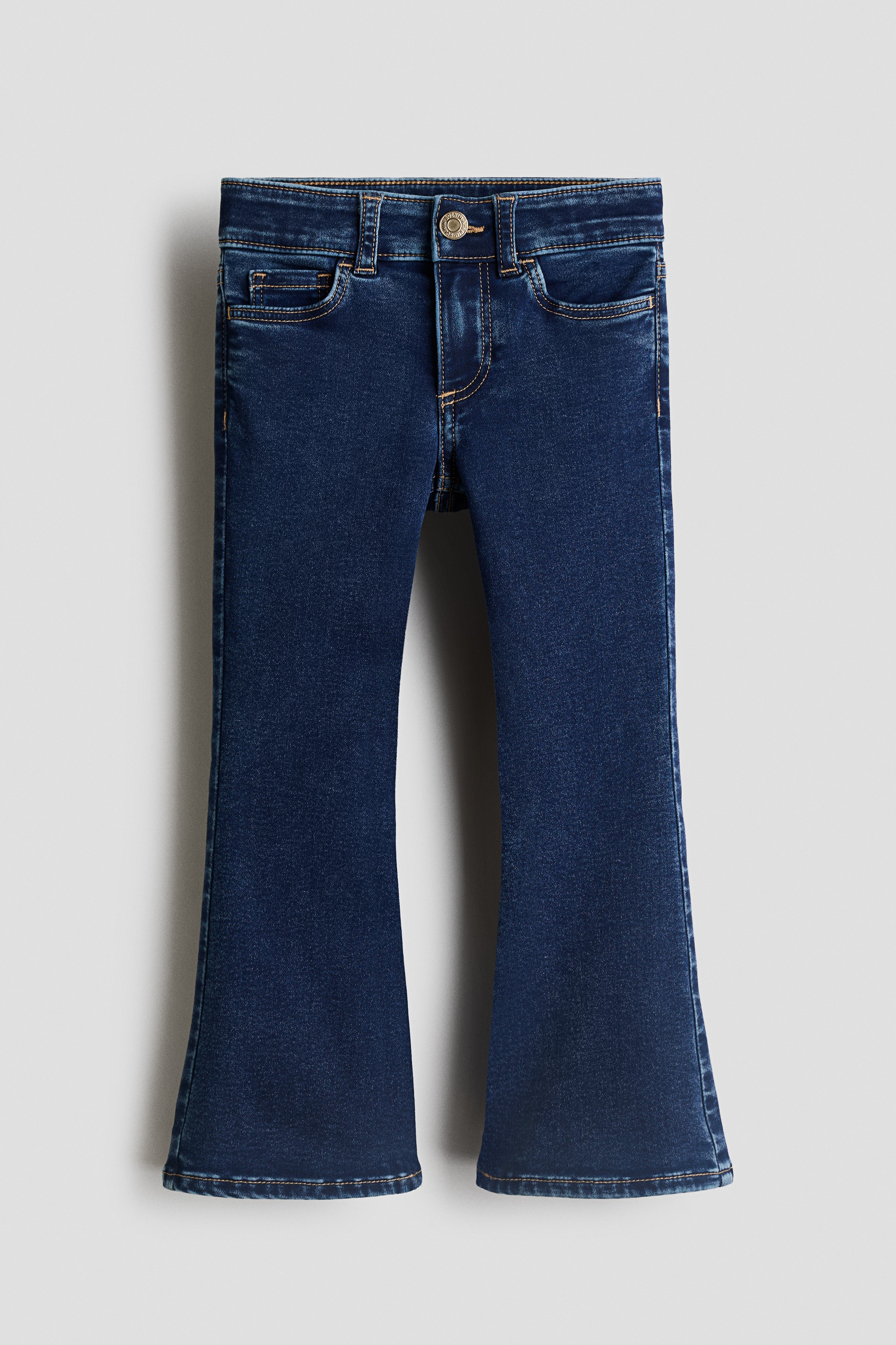 Super Soft Flared Leg Jeans - Bleu denim foncé/Bleu denim/Bleu denim clair