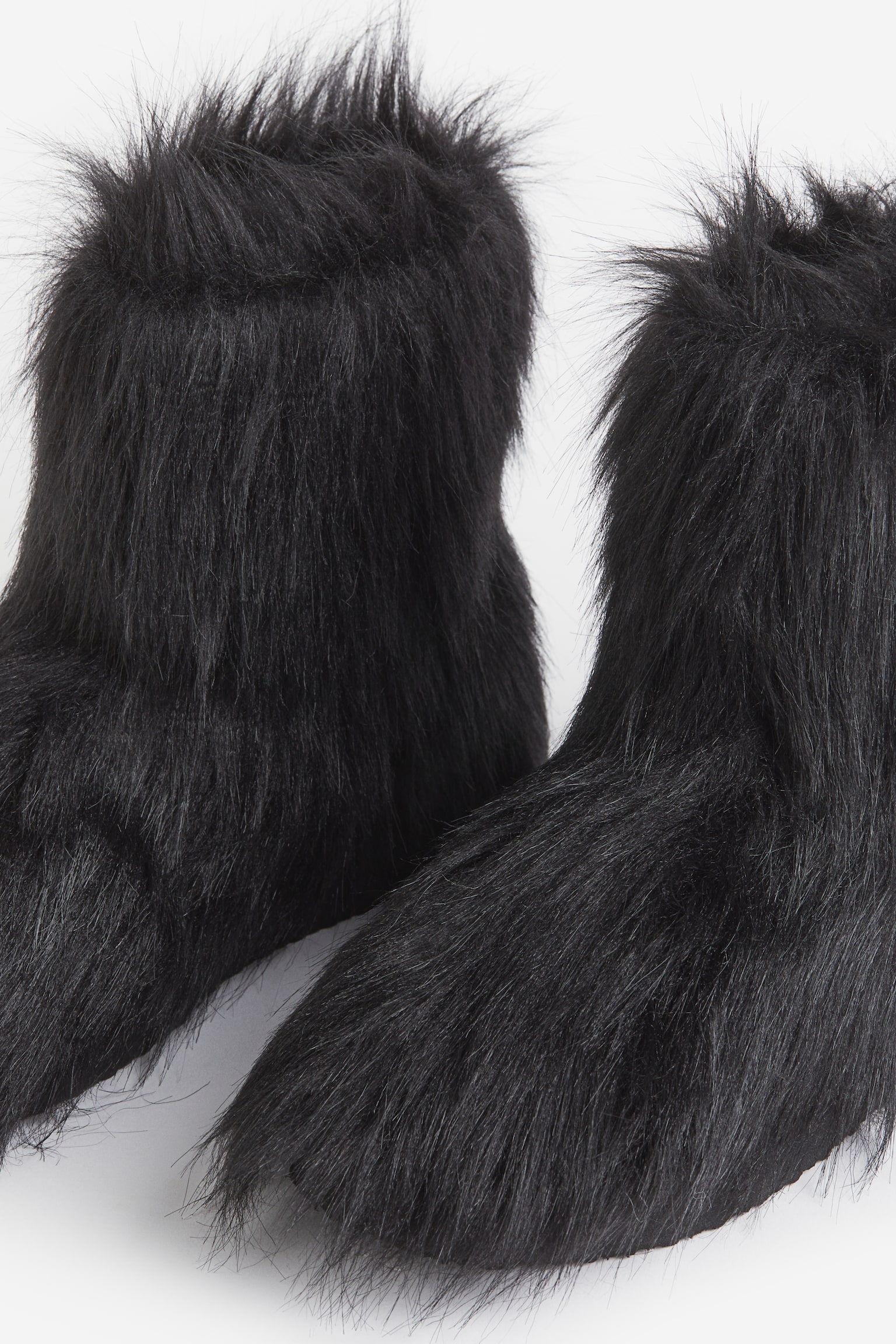 Fluffy boots - Black - 2