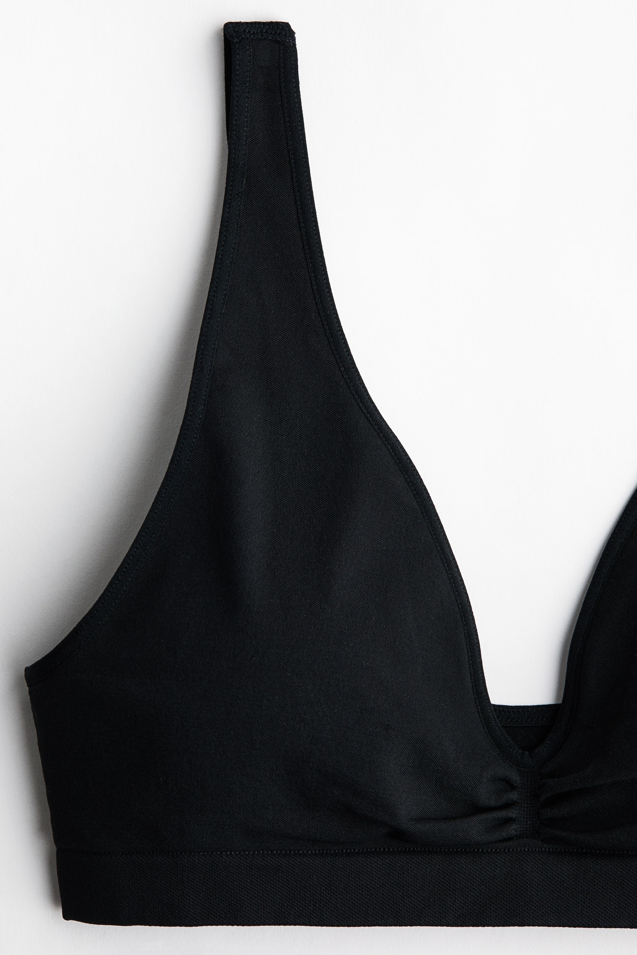 Ver imagem maior: Seamless Padded soft bra - Preto - SENHORA | H&M PT 8