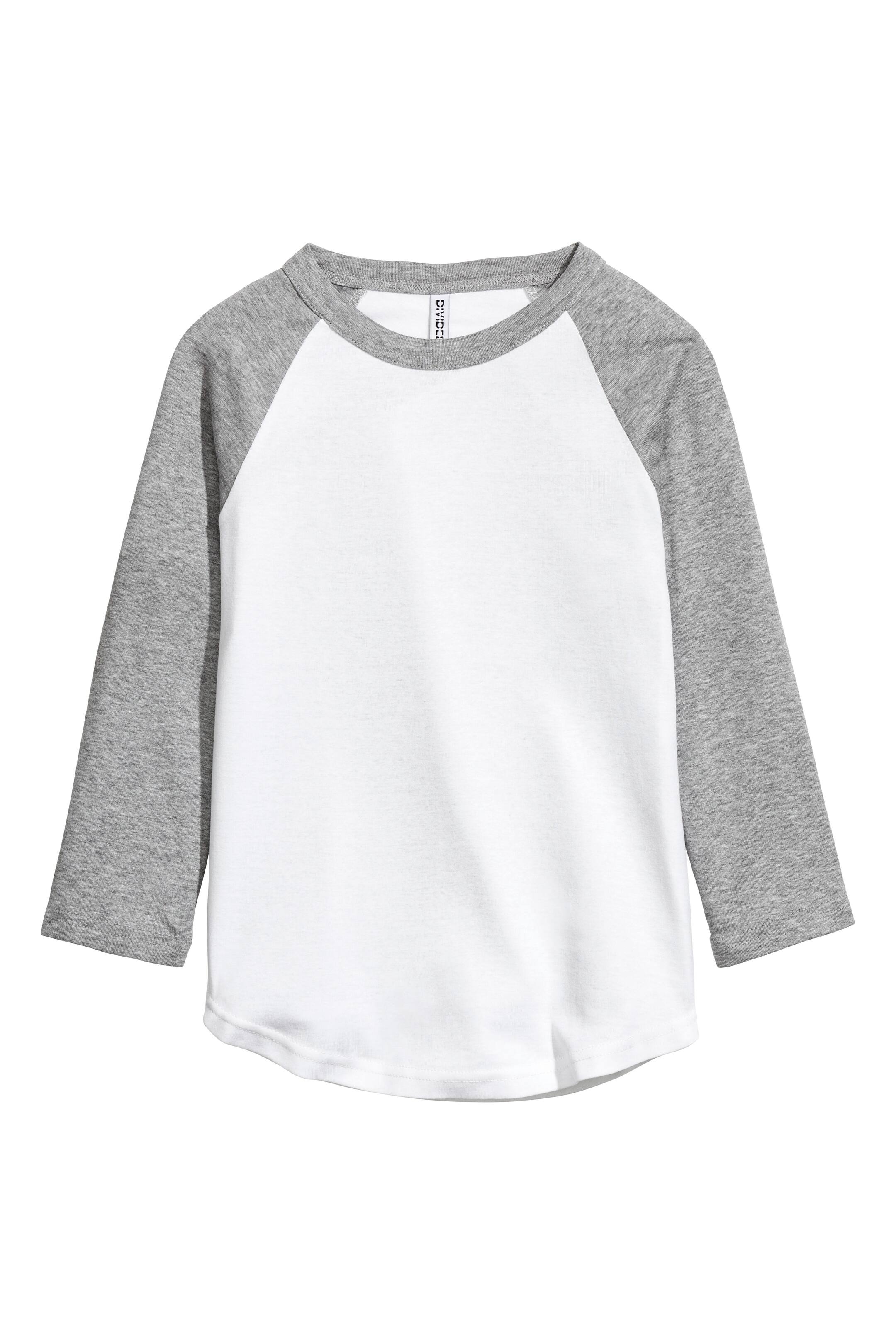 Vezi imaginea mai mare: Bluză de baseball - Gri-melanj - FEMEI | H&M RO 1