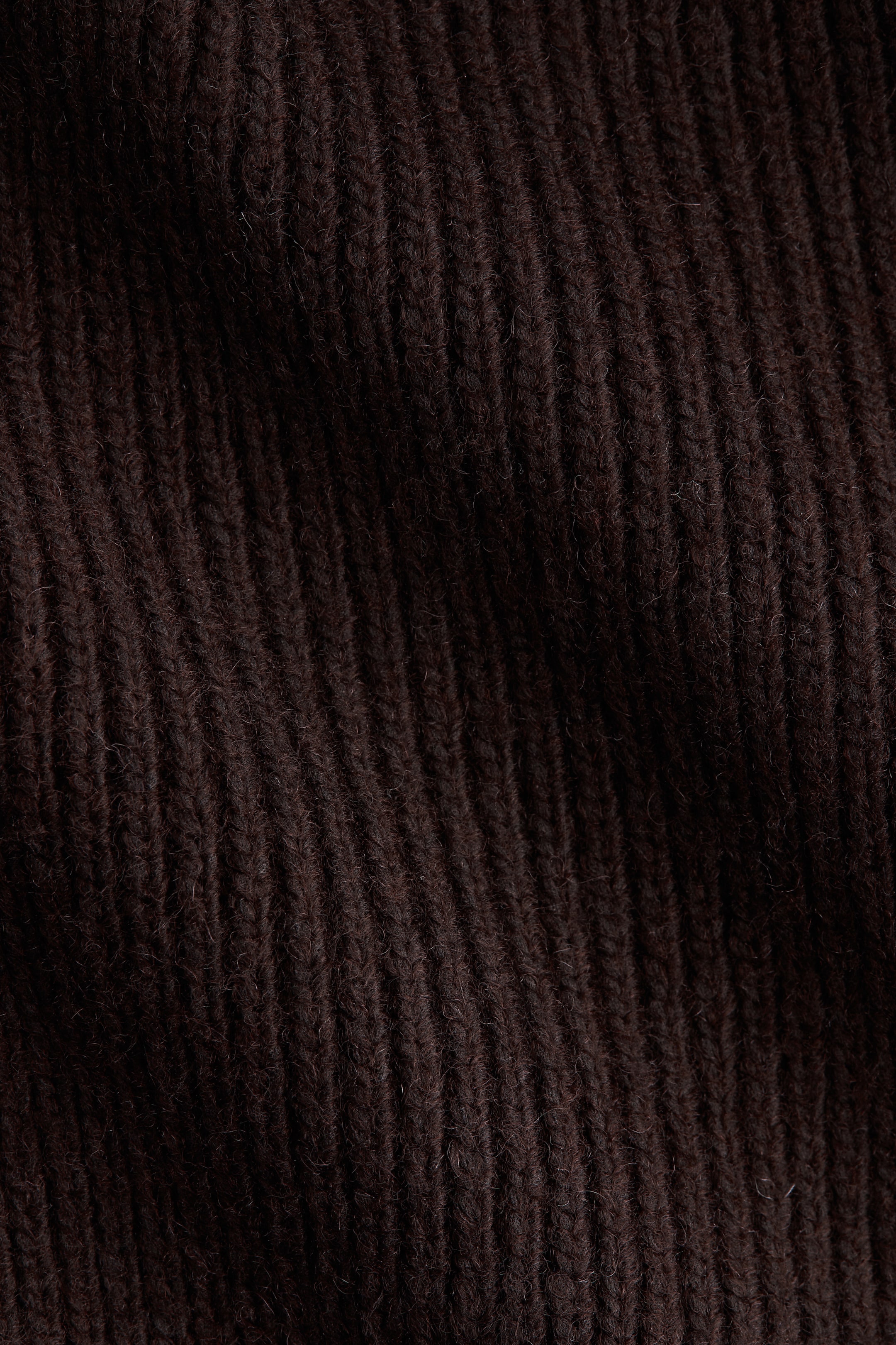 Ver imagen más grande: MAMA Cárdigan en punto de canalé - Marrón oscuro - MUJER | H&M ES 2