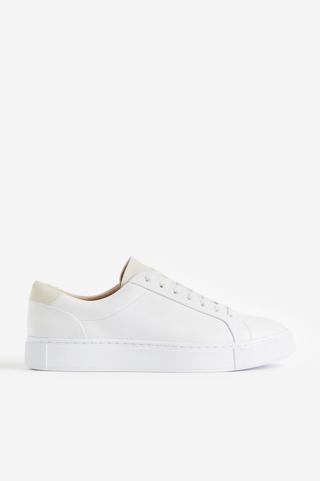 Sneakers - Blanc/Gris clair - 5