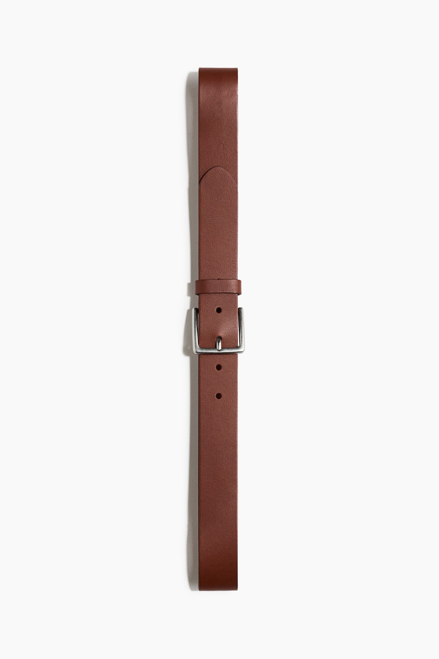 Leather belt - Brown/Black