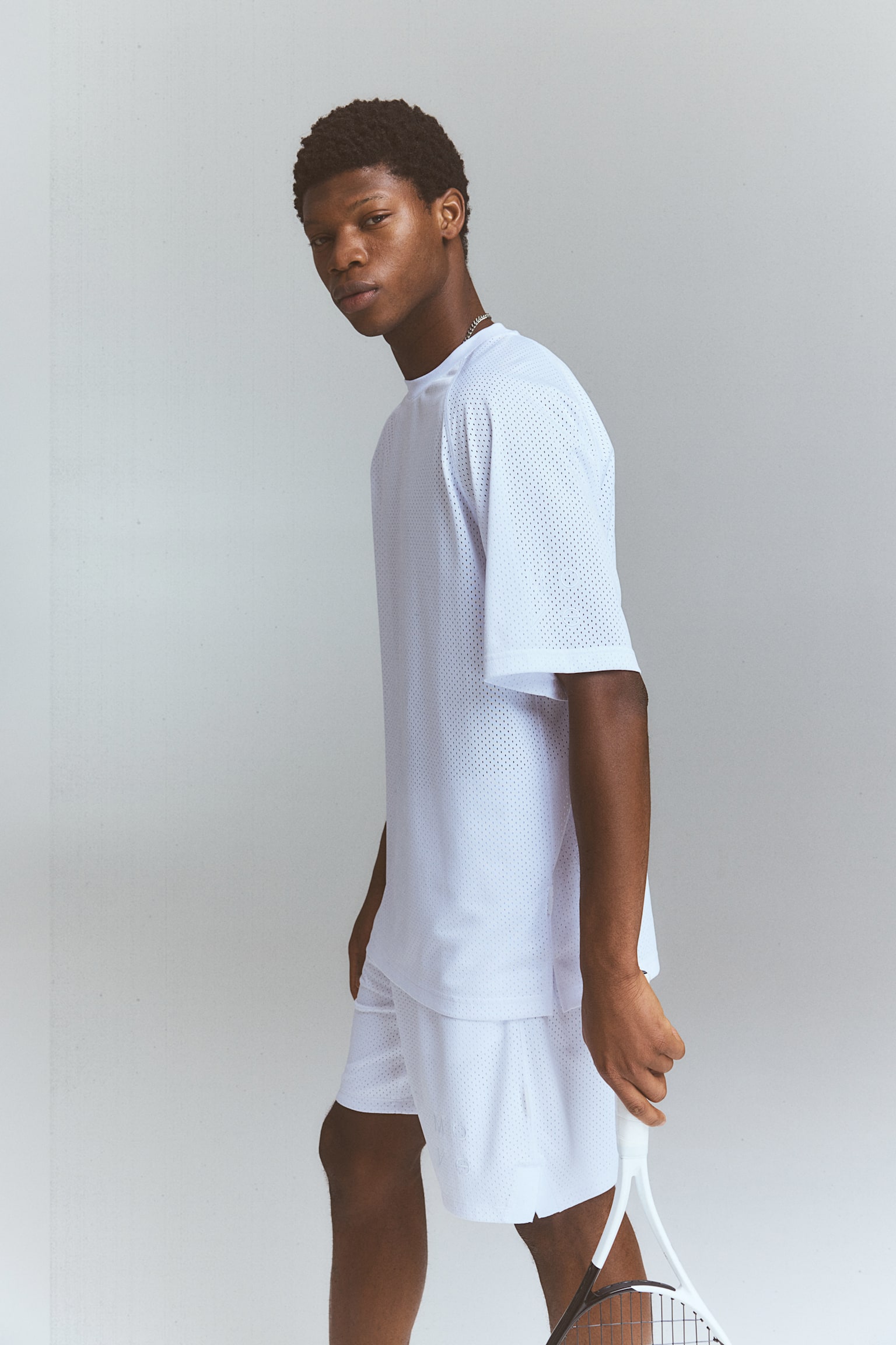 DryMove™ Mesh Activewear Tee - White/Black/Move 90/Black - 7