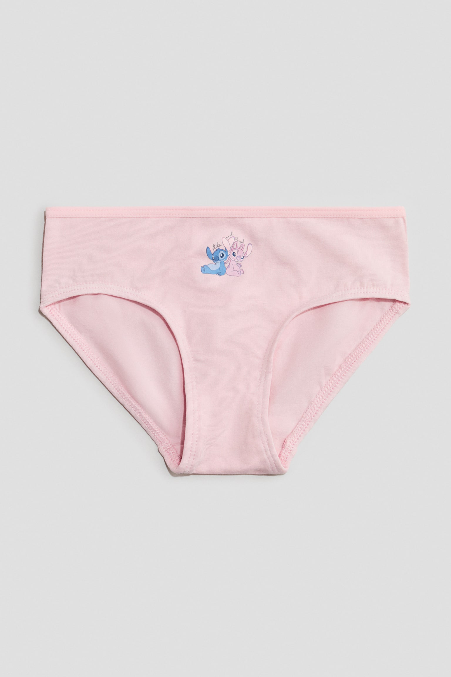 7-pack Cotton Briefs - Light Pink/Lilo&Stitch/Light pink/Disney Princesses/Light green/Bluey - 2