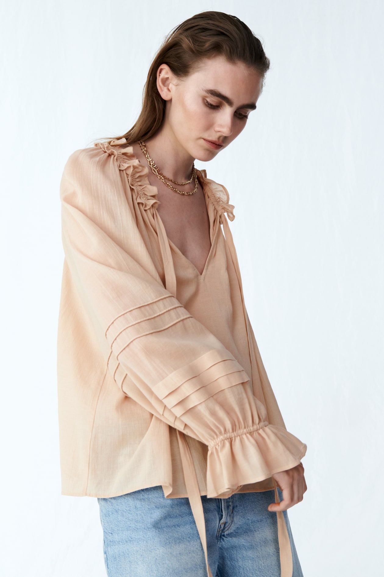 Ruffle-Collar Blouse - image 2