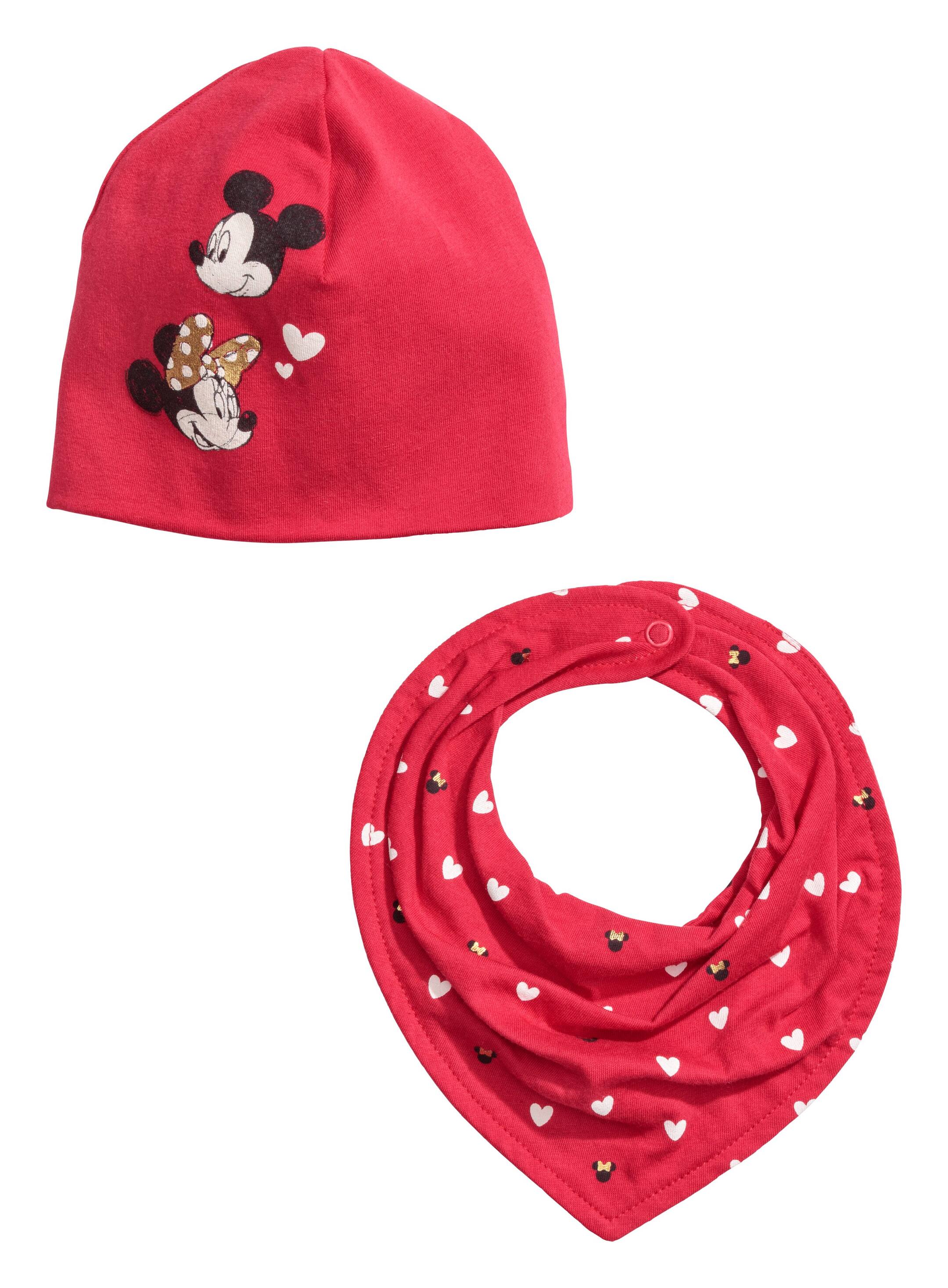 Büyük resmi görüntüle: Bere ve Üçgen Atkı - Kırmızı/Minnie Mouse - ÇOCUK | H&M TR 1