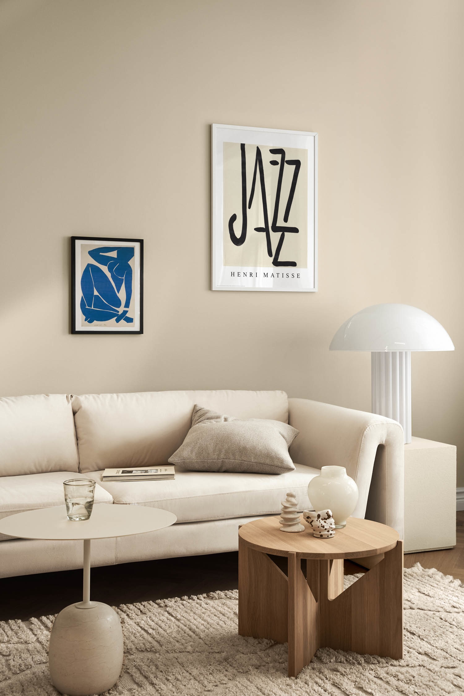 Title Page To Portfolio Jazz Poster - Beige/schwarz