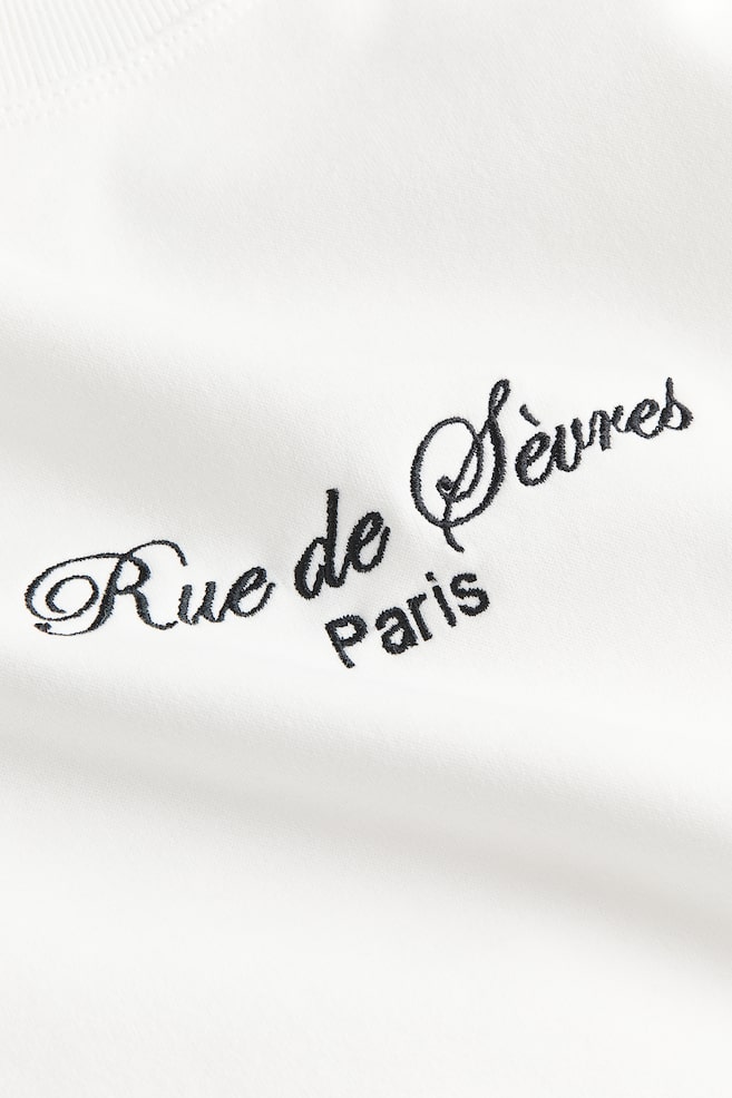Sweatshirt - Vit/Paris/Crèmevit/Randig/Crèmevit/Paris/Marinblå/Paris/dc/dc - 4