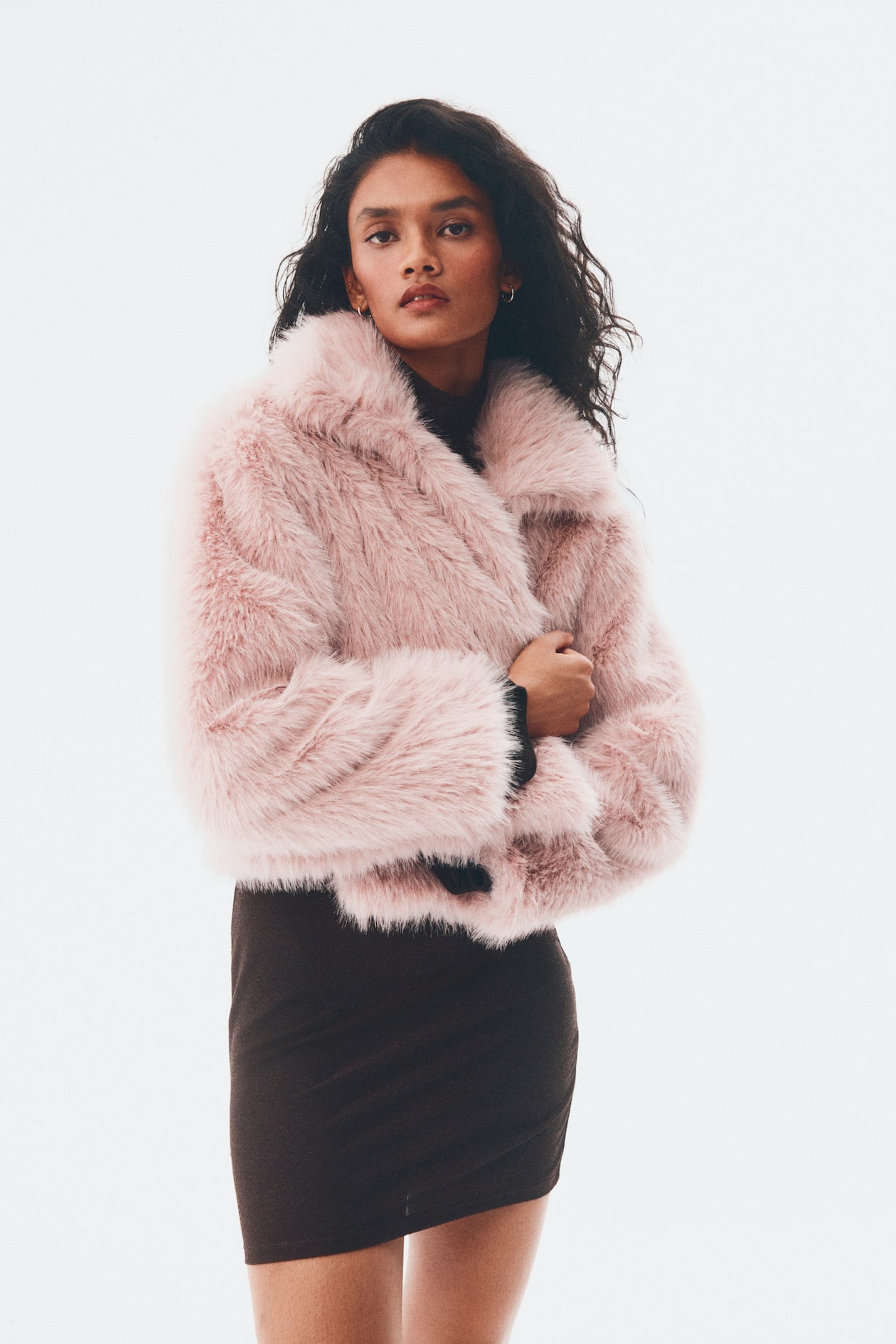 Cropped Fluffy Jacket