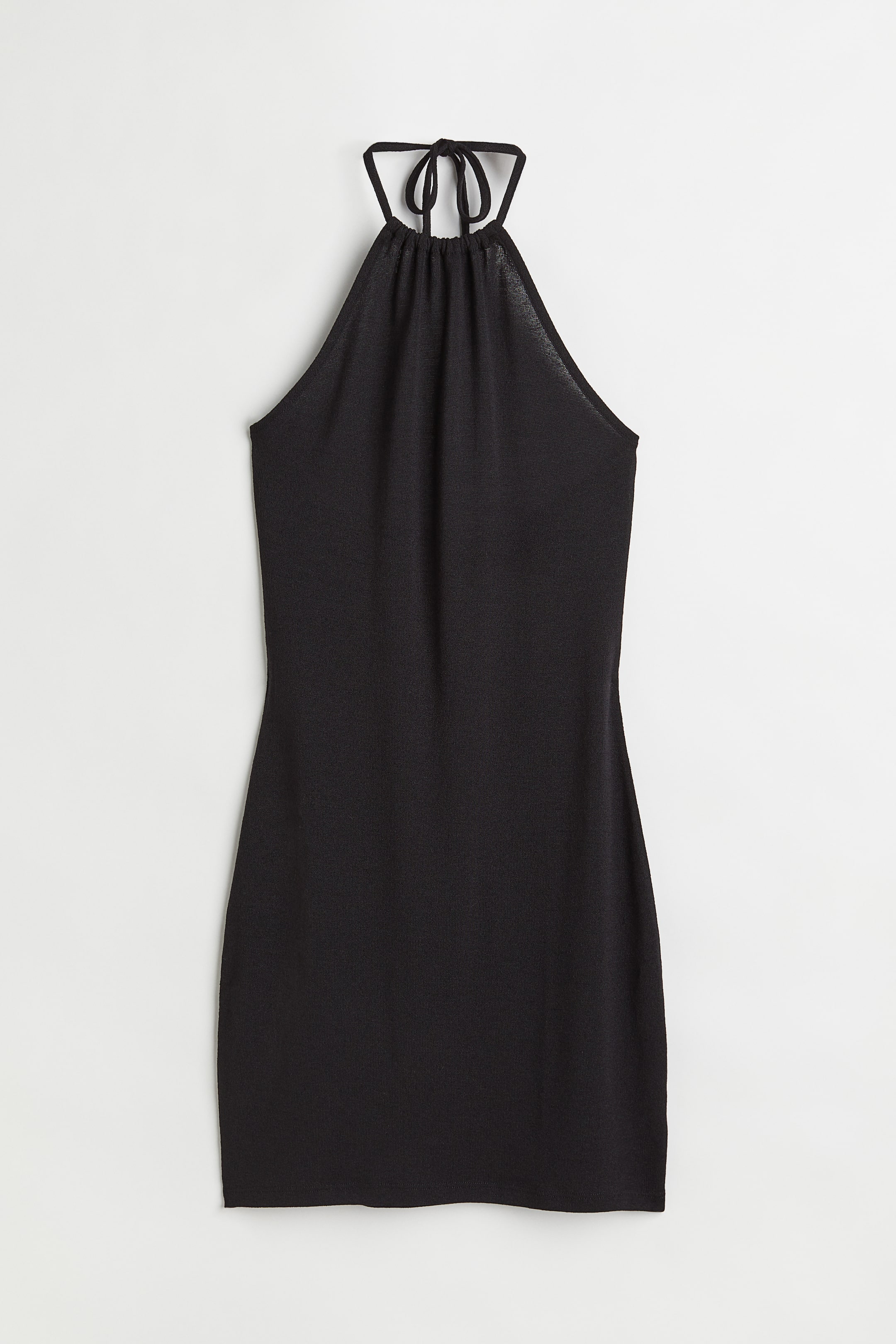 הצגת תמונה גדולה יותר: שמלת קולר - שחור - Ladies | H&M IL 1