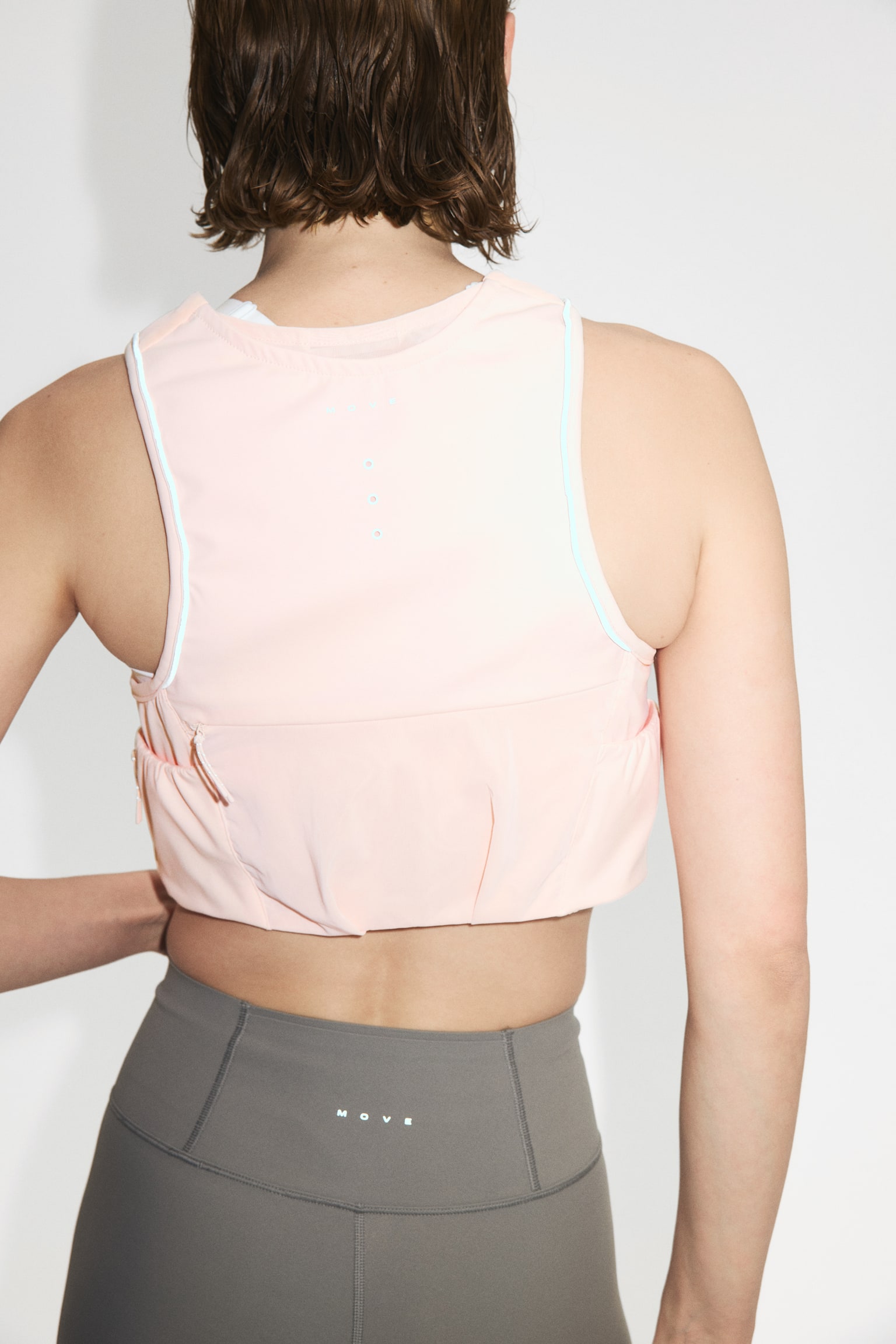 Lightweight running vest - Powder pink/Black - 4